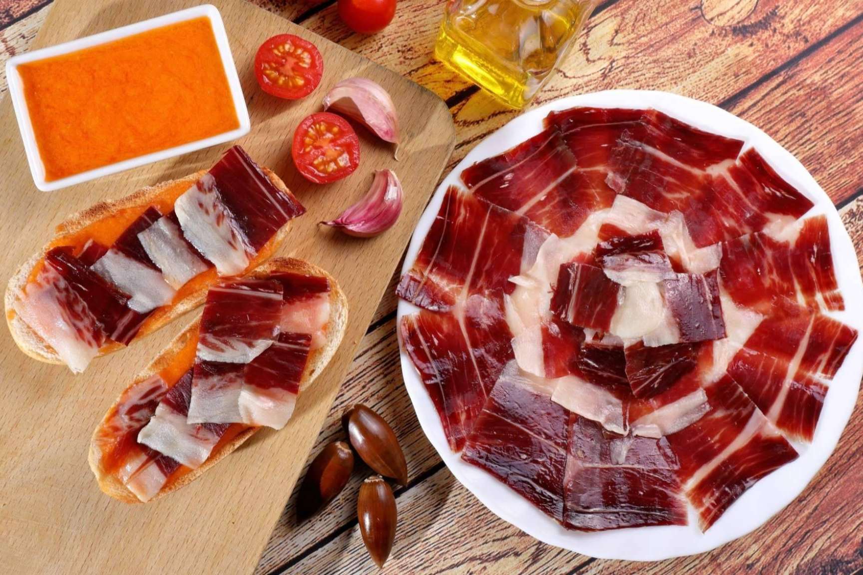 Gran variedad de jamón ibérico en la web de Reygon