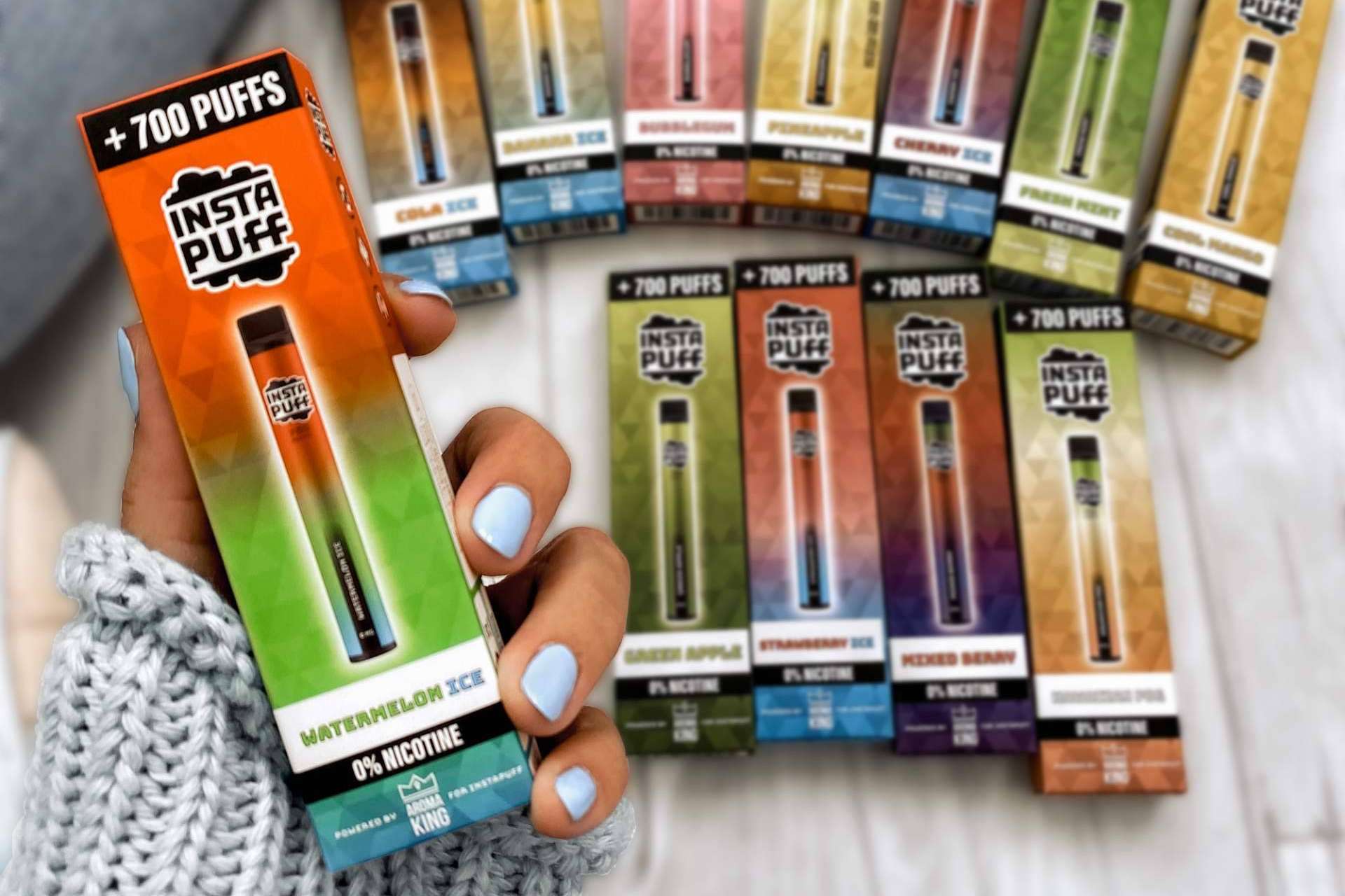 Insta Puff, la marca de vapers de éxito en España disponible en Aroma King