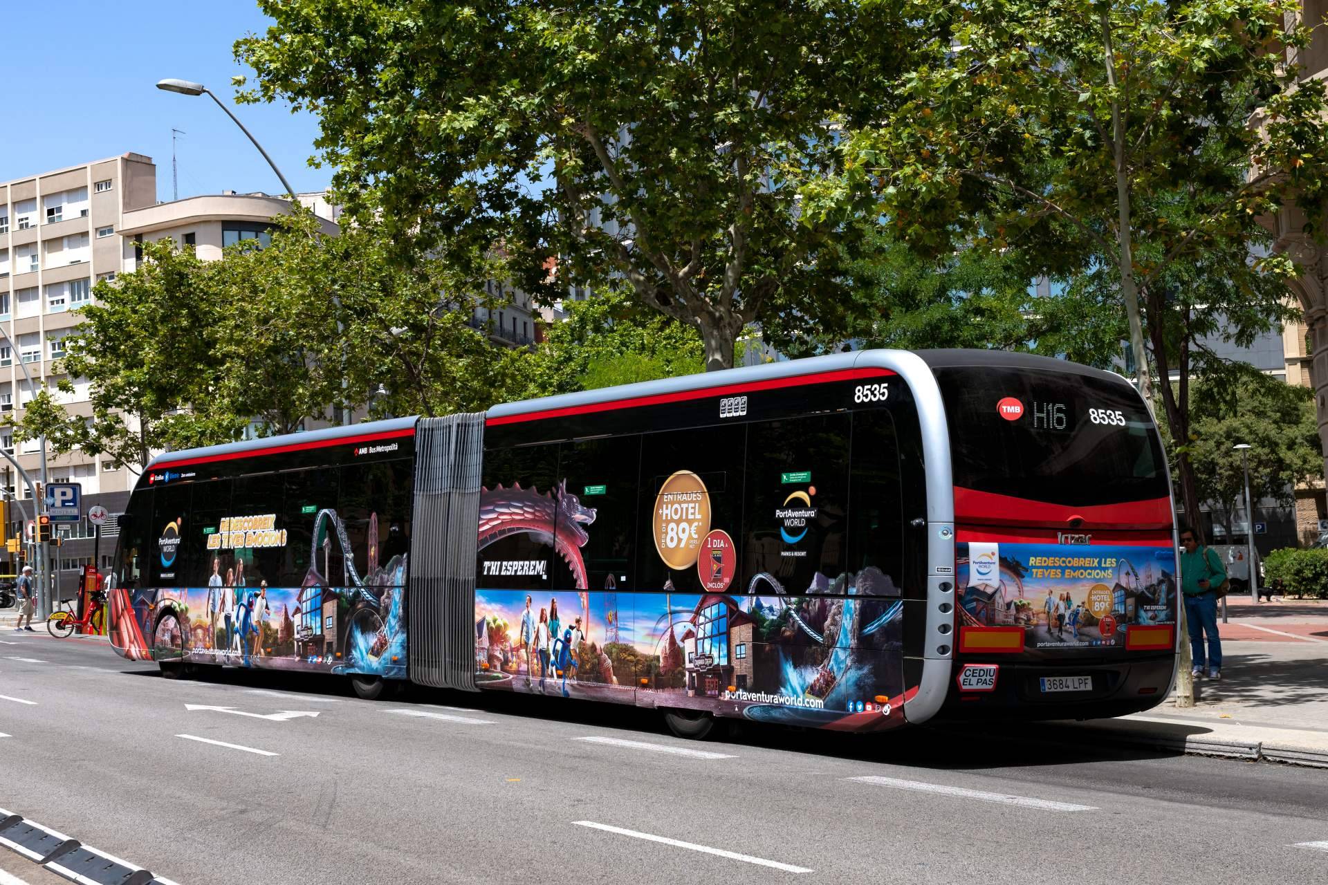 Campañas sostenibles en los buses integrales de Barcelona con Promedios