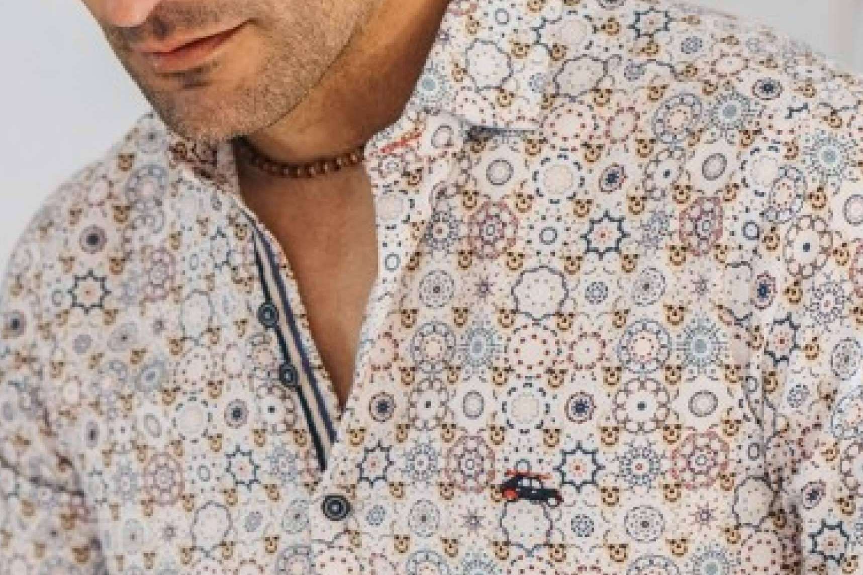 Camisas estampadas de hombre de la marca The Surfcar