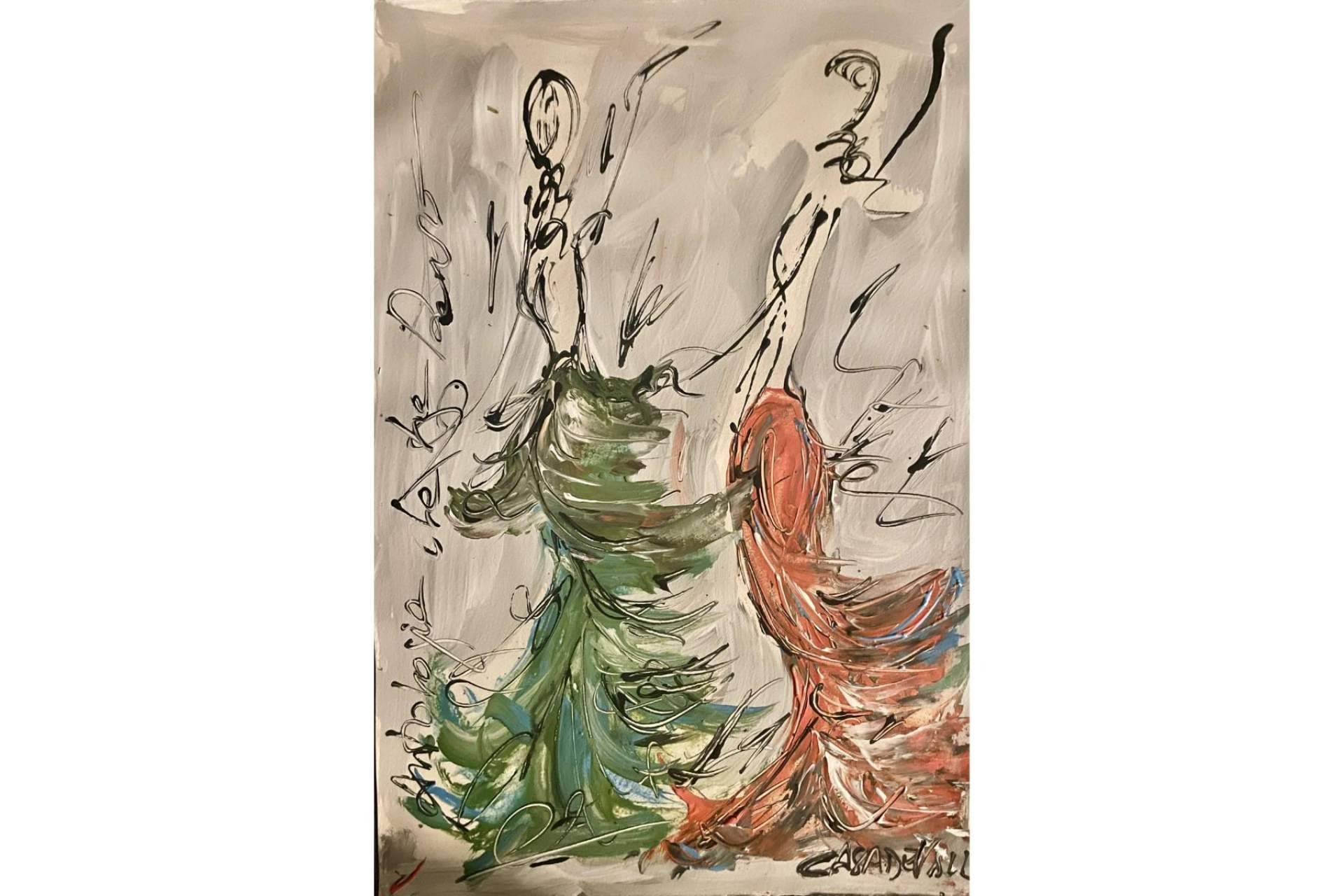 Cristina Casadevall crea un arte flamenco distinto y abstracto