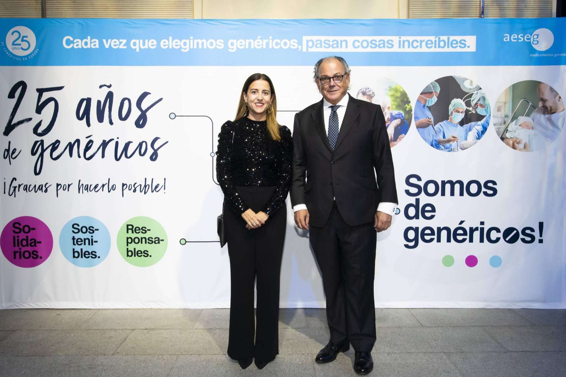 AESEG celebra una emotiva gala en Madrid para conmemorar el 25 aniversario de los medicamentos genéricos en España