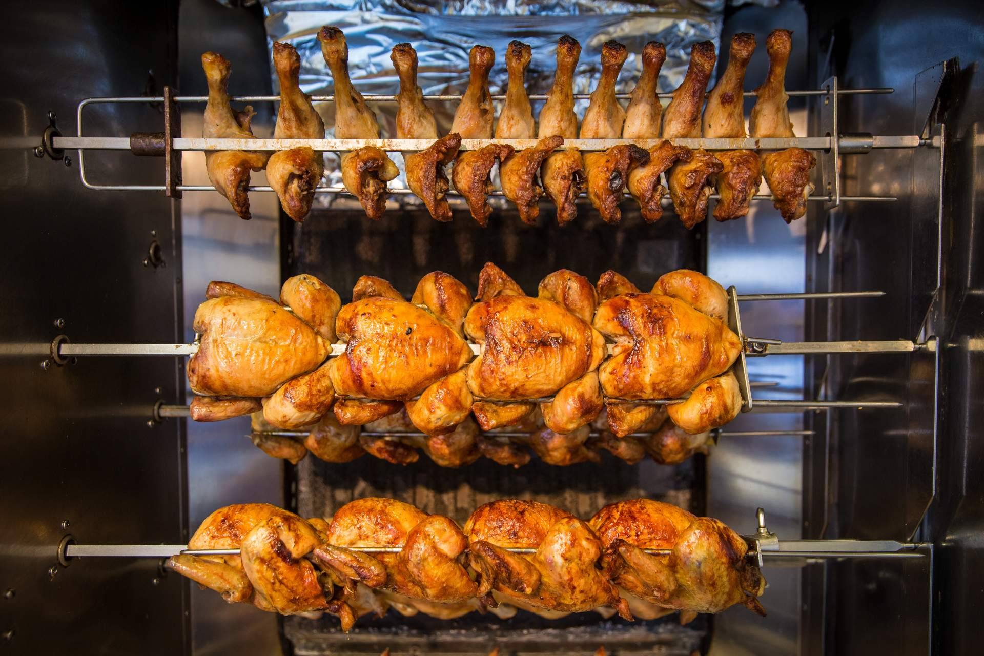Los asadores de pollos y Auxihostelería