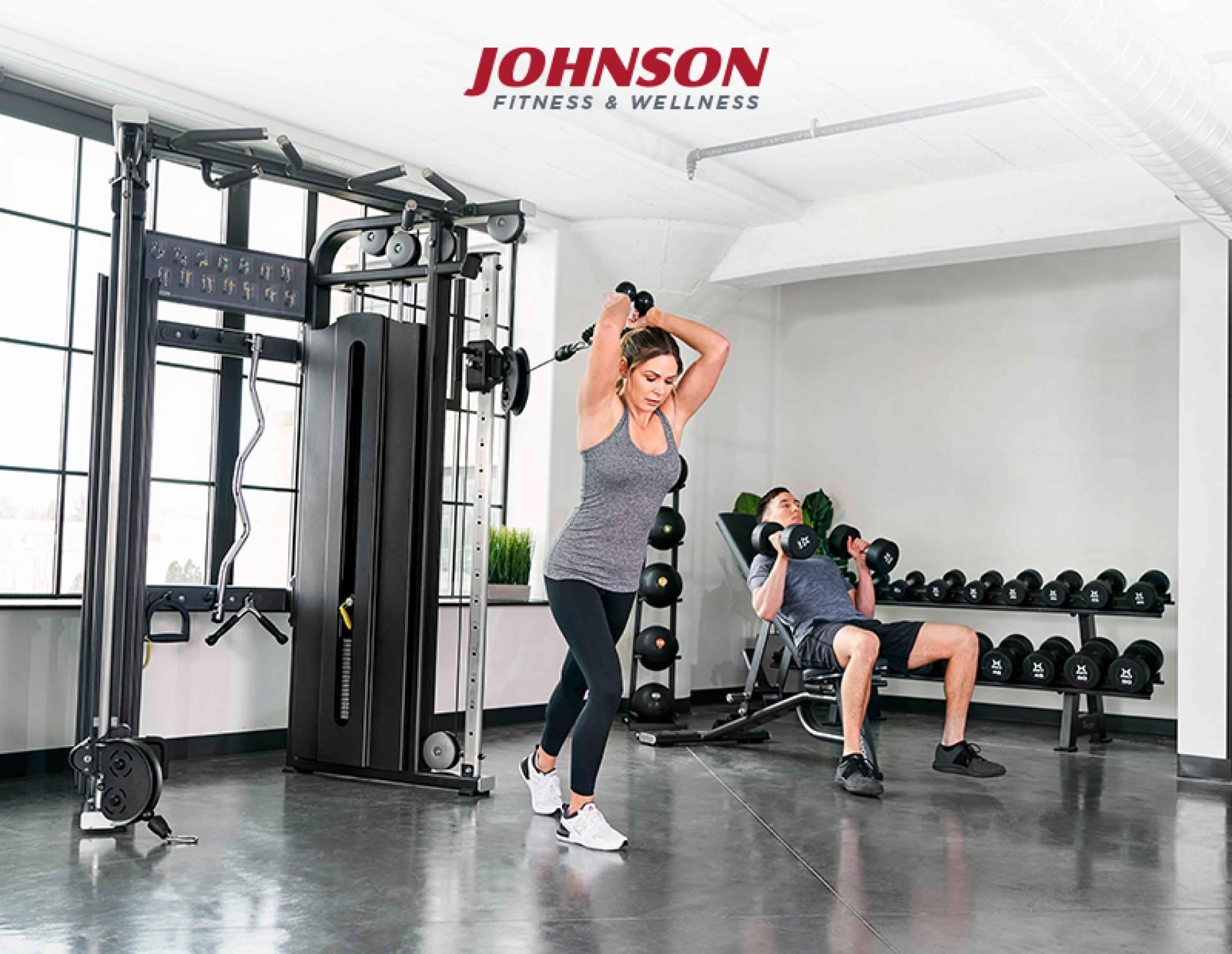 Las máquinas de musculación de Johnson Fitness, ideales para el entreno