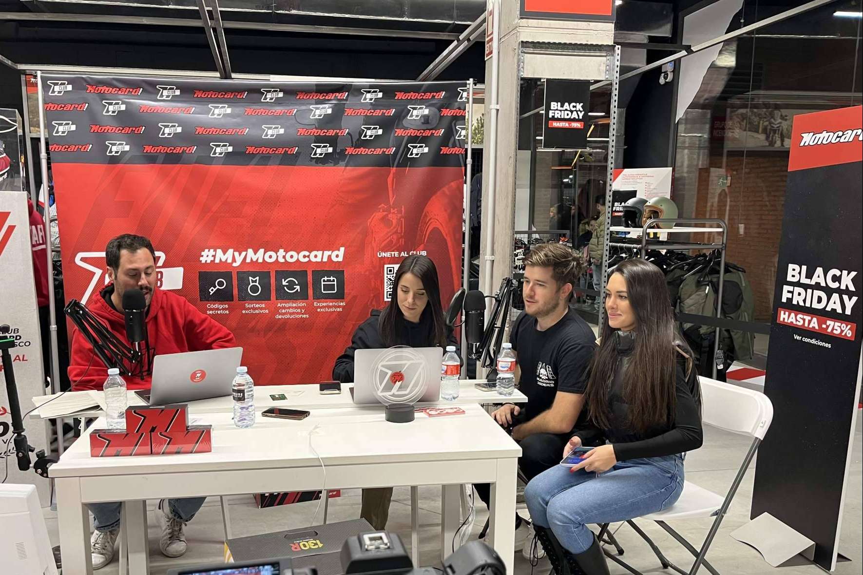 Motocard y la celebración del Black Friday, una concentración motera en X-Madrid y un streaming del evento en su canal de Twitch