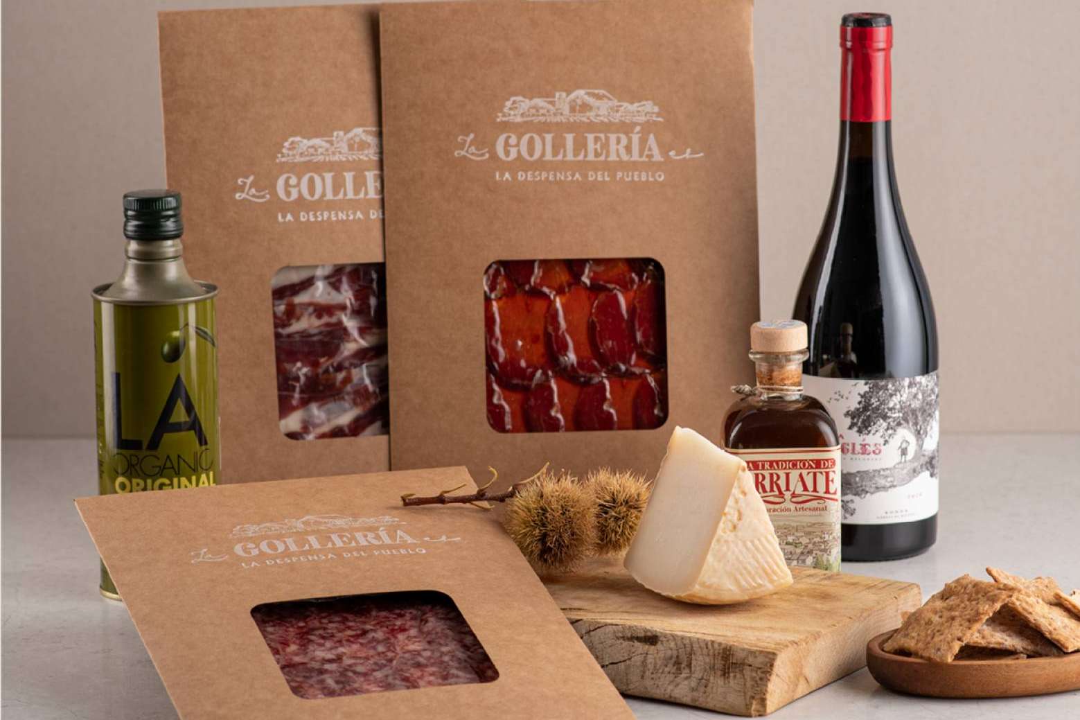 La Gollería ofrece cestas de Navidad con productos artesanos de la Serranía de Ronda