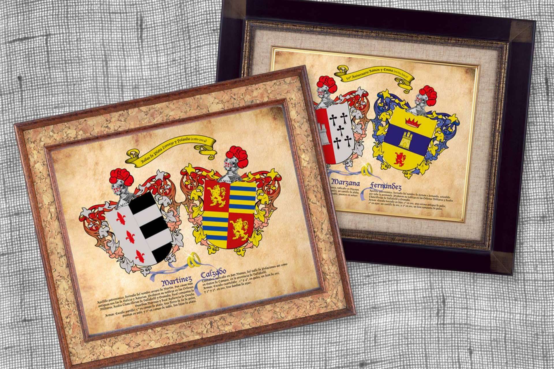 Escudos heráldicos en formato digital, con Tienda Heráldica