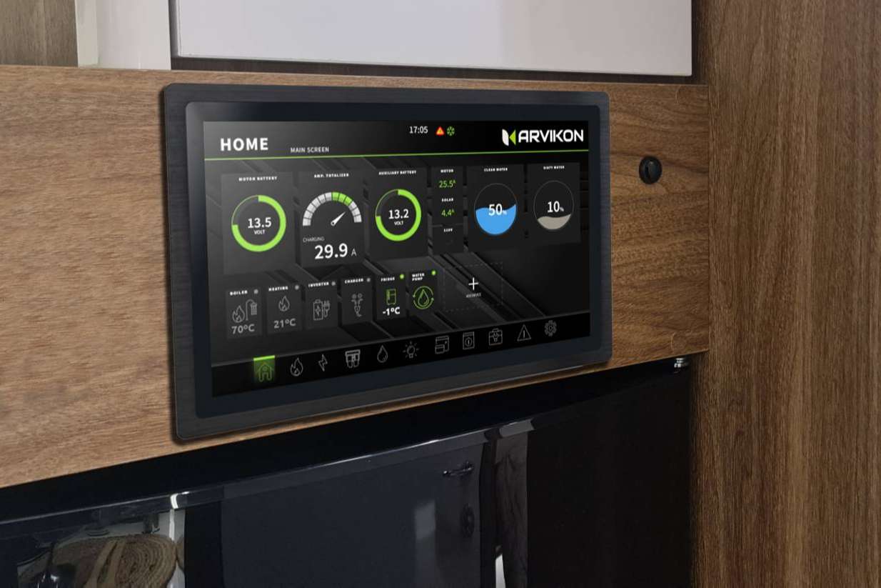Domótica innovadora con acceso remoto para campers y autocaravanas, de la mano de ARVIKON