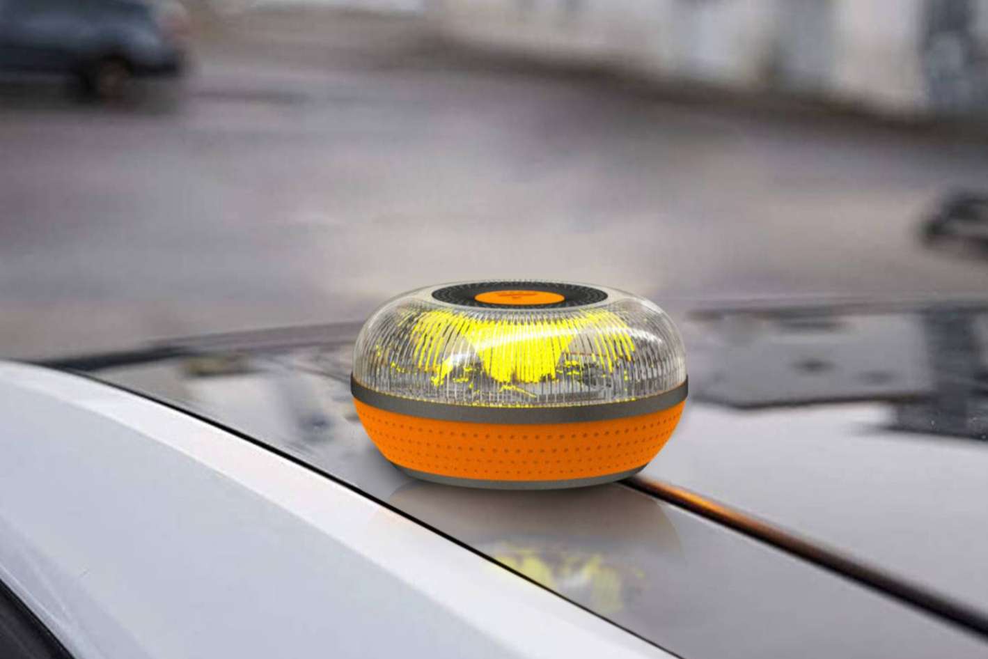 La primera baliza V16 conectada de FlashLED, FlashLED SOS 