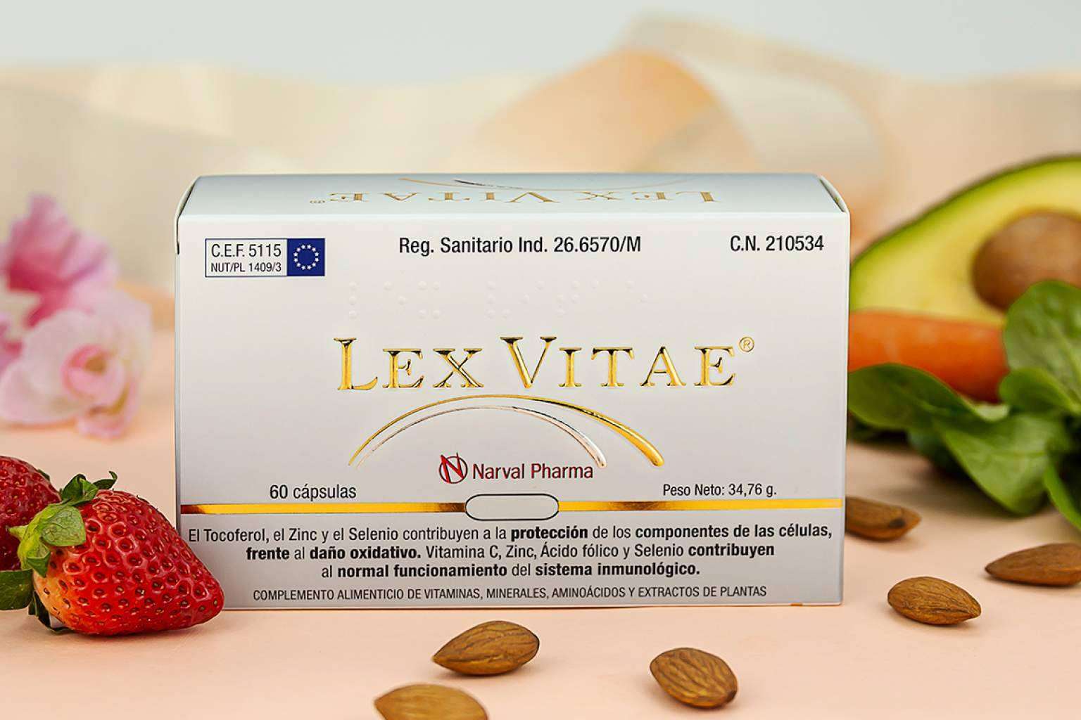 Narval Pharma ofrece Lex Vitae, un antioxidante oral con ingredientes de origen natural