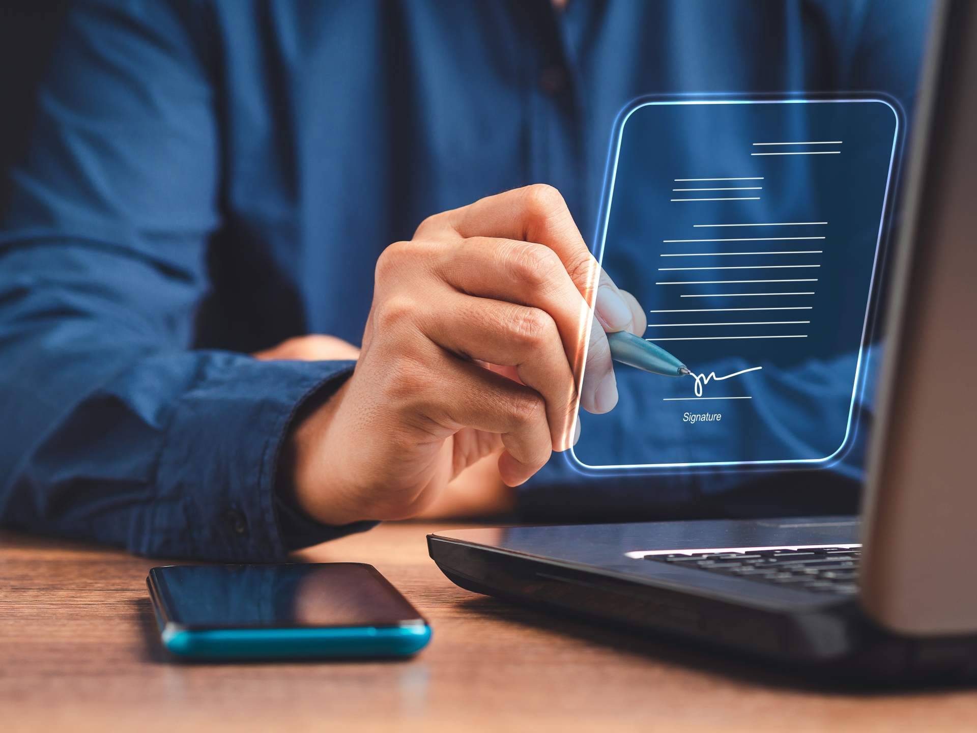 Signply permite realizar una firma electrónica avanzada