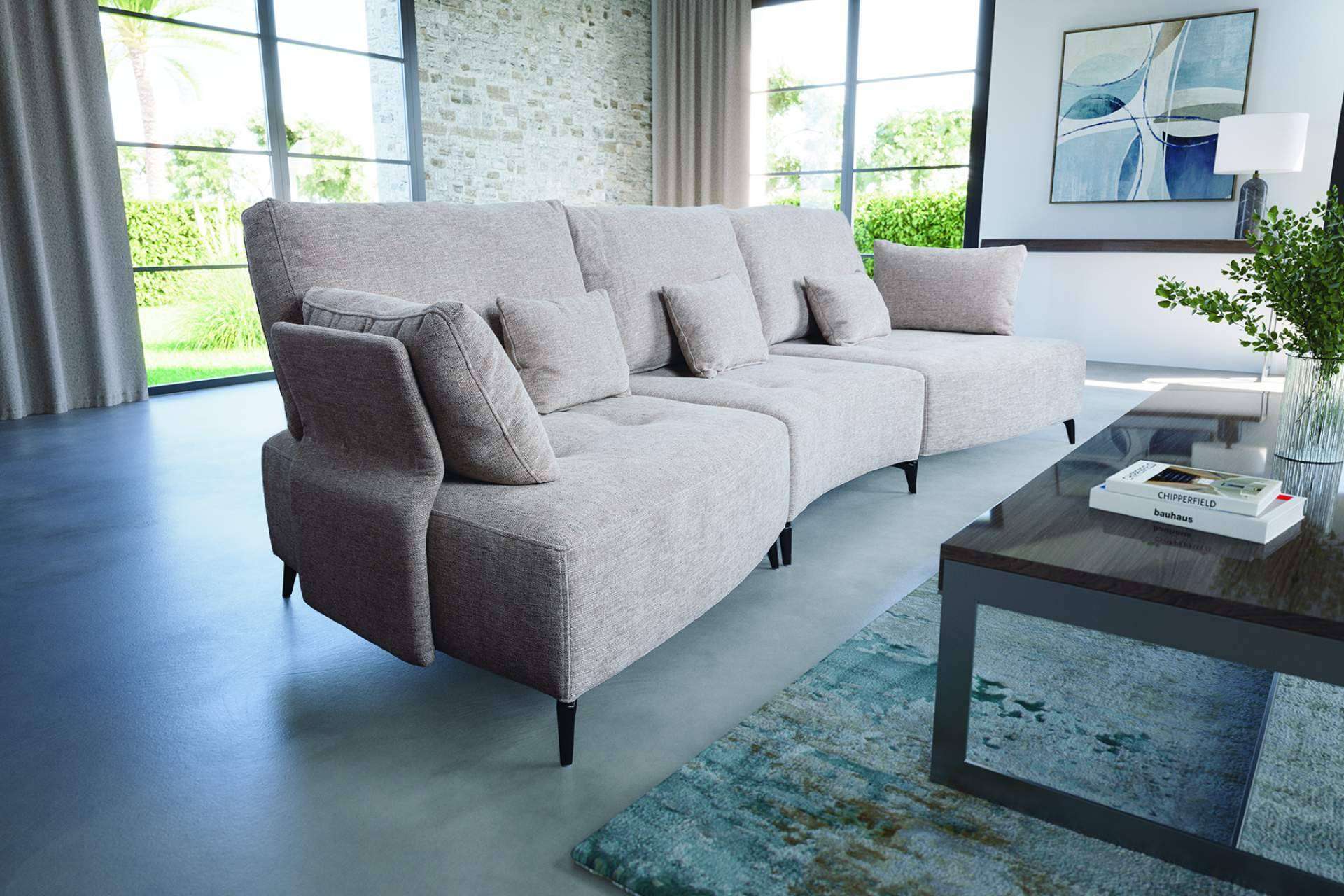 Estética sobria y minimalista con la línea de productos textiles de Rioma