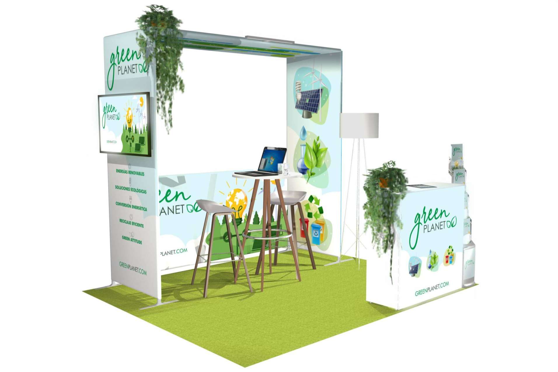 Olika Stands ofrece el Stand Contour ideal para ferias y congresos médicos
