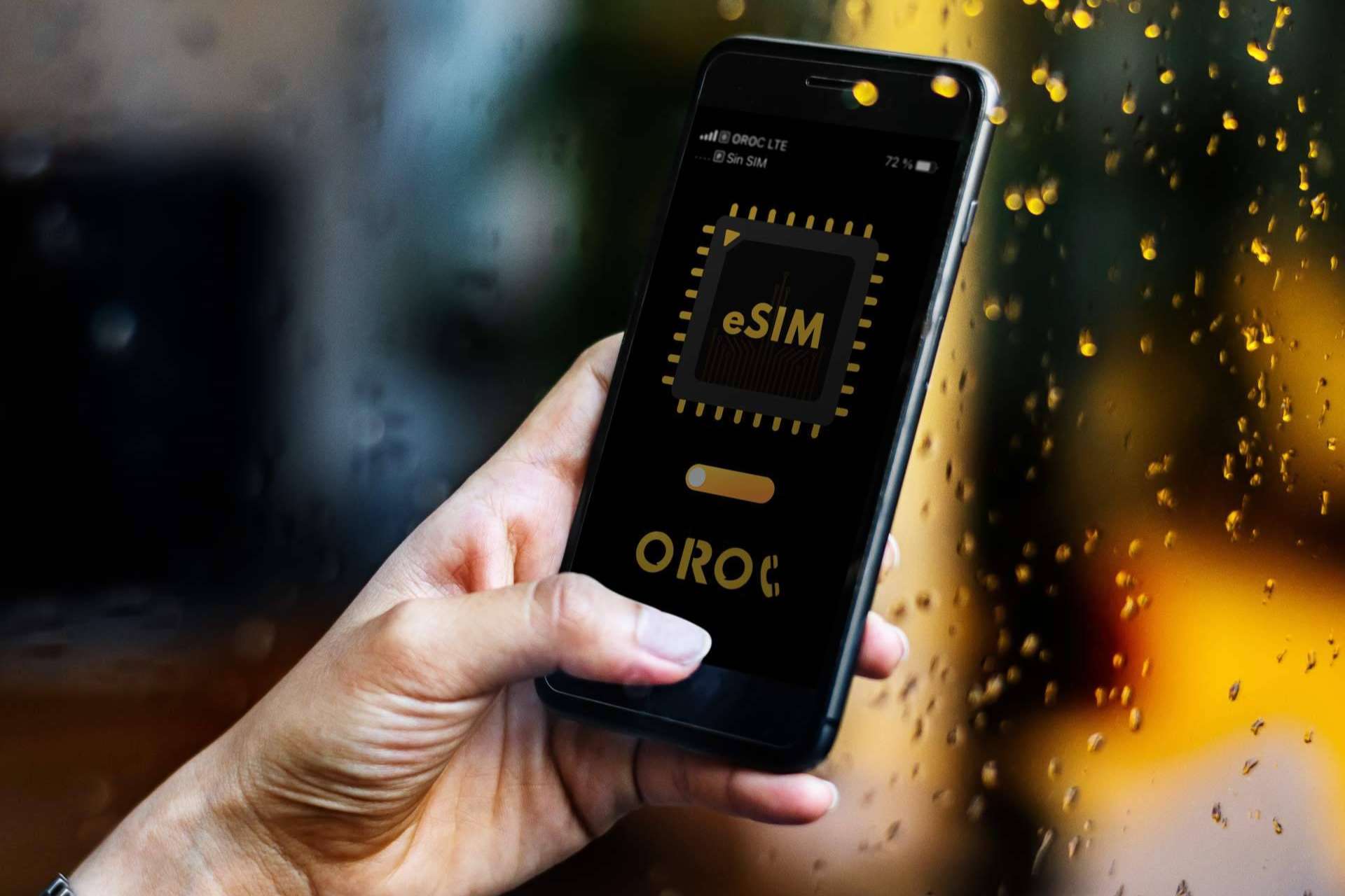 ¿En qué consiste el servicio de tarifa móvil eSIM de OROC?