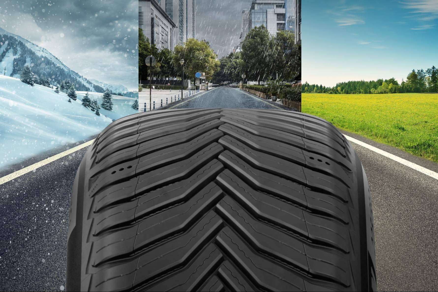 Los neumáticos todo tiempo de Michelin se pueden adquirir en Confortauto