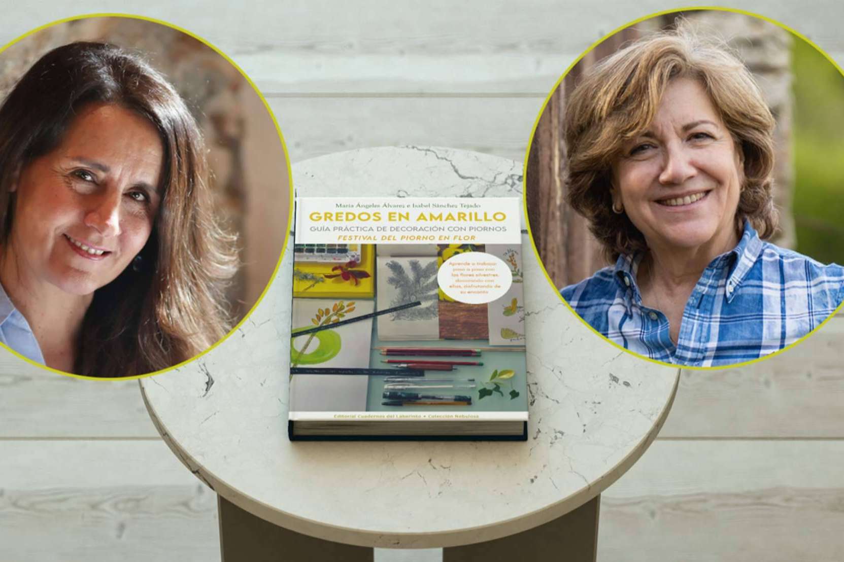 ‘Gredos en amarillo’, el regreso del Festival del Piorno en Flor. María Ángeles Álvarez e Isabel Sánchez Tejado traen un hermoso libro sobre arte floral