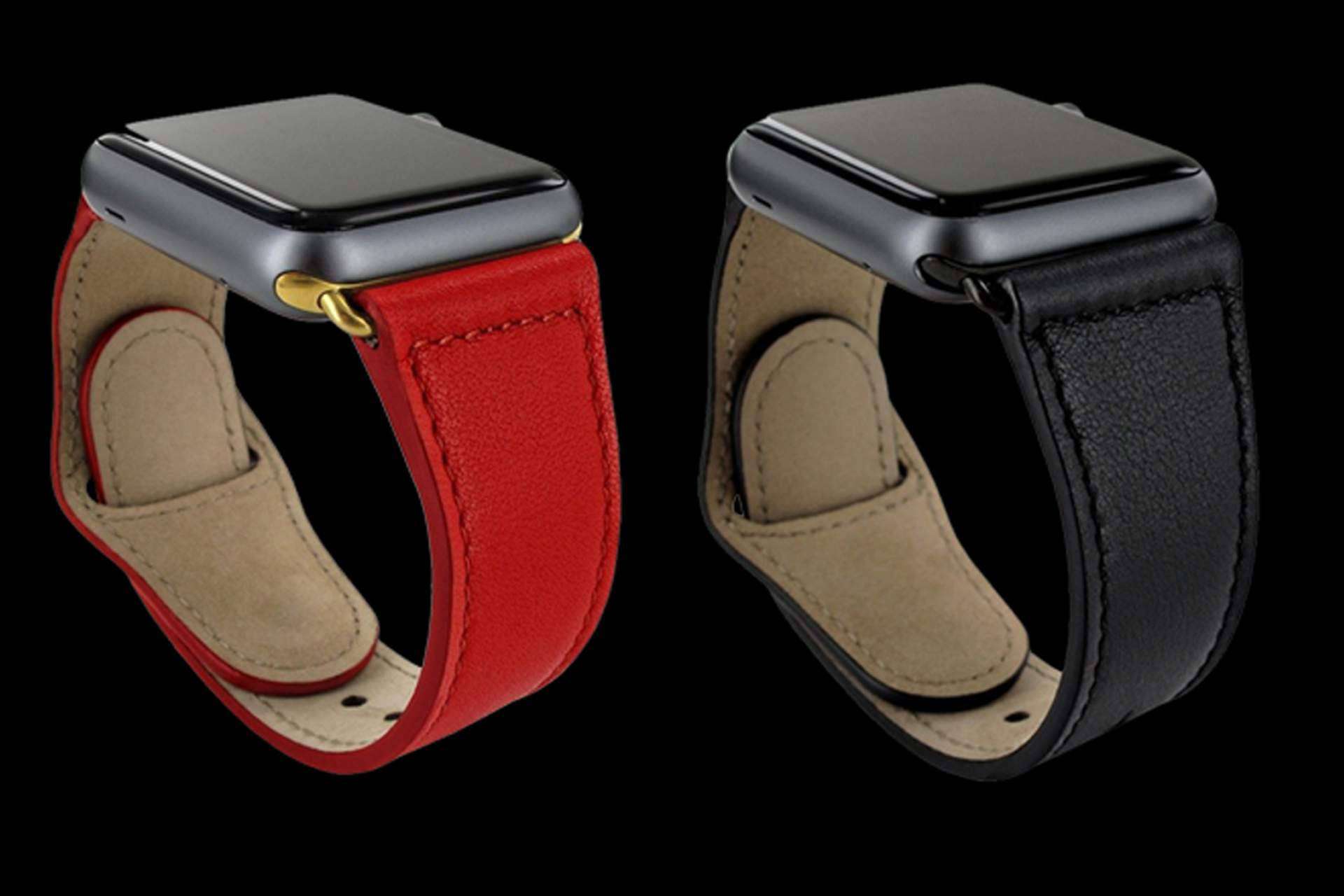 Correa en piel de extrema calidad para los Apple Watch, con Piel Frama