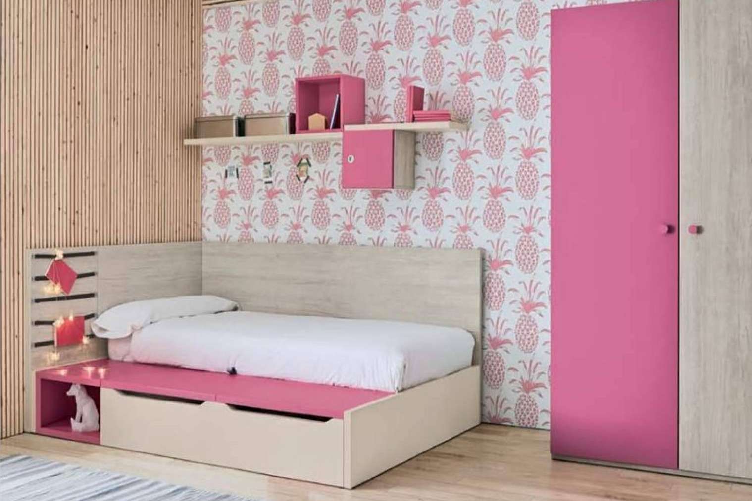 La variedad de diseño disponible para un dormitorio infantil que ofrece Verde Limón Muebles