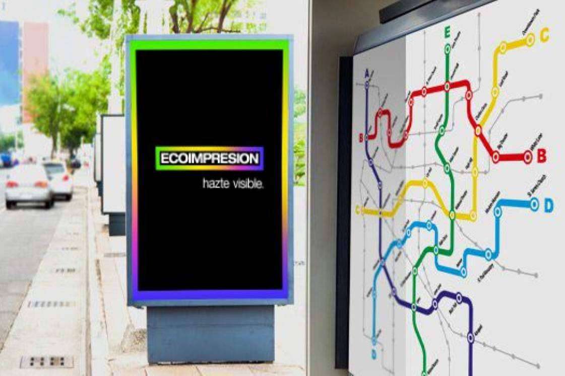 Crear impacto publicitario en grandes ciudades con la publicidad lonas de Ecoimpresión
