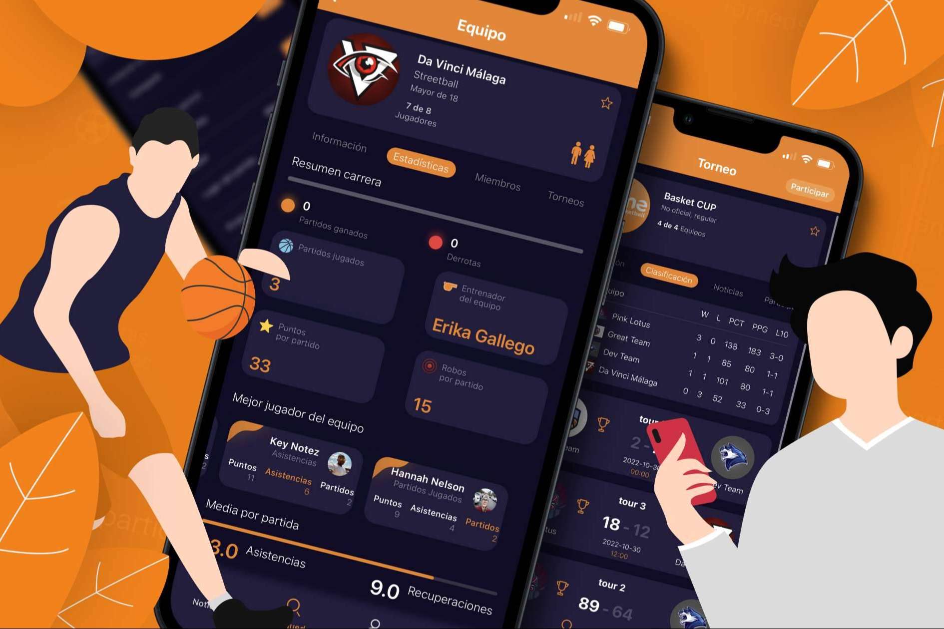 Esmesoft, una app para quien quiere jugar al baloncesto pero no sabe dónde y con quién