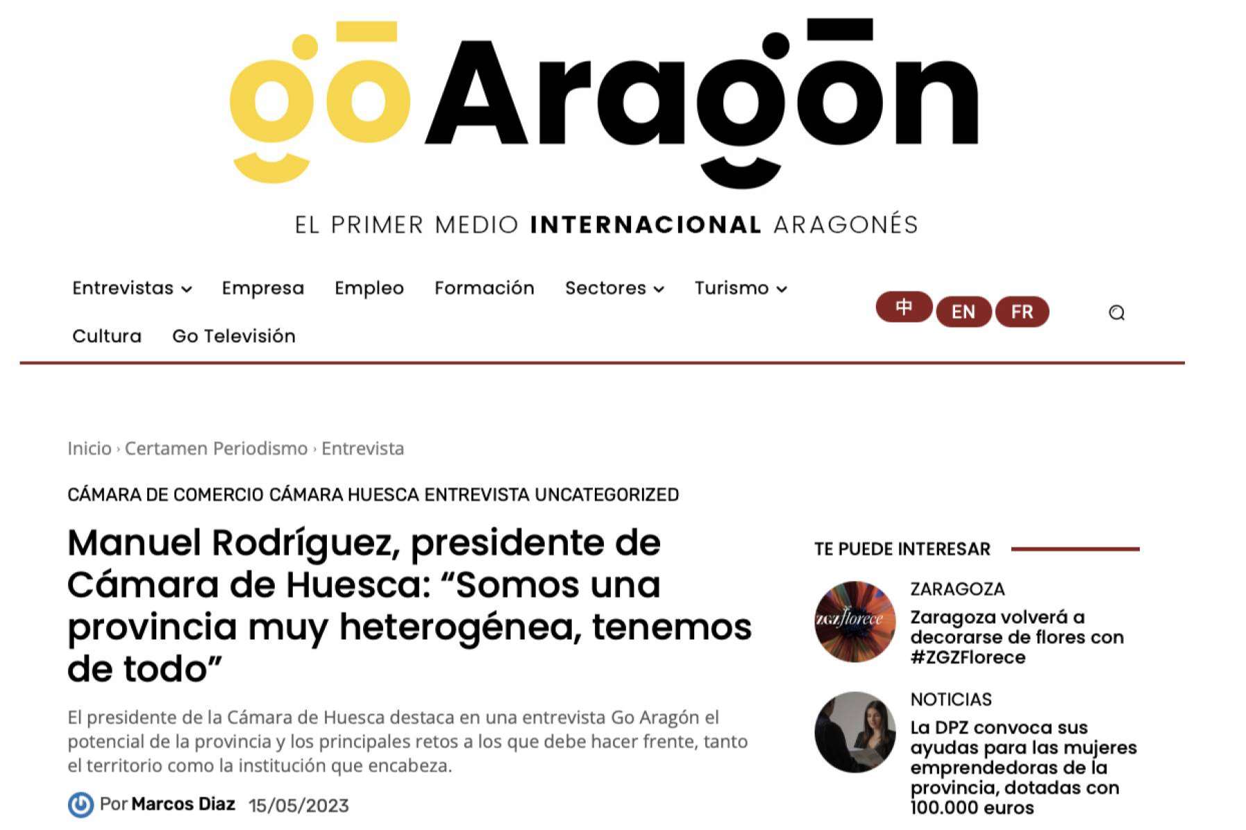 GoAragón, 2 años difundiendo Aragón internacionalmente