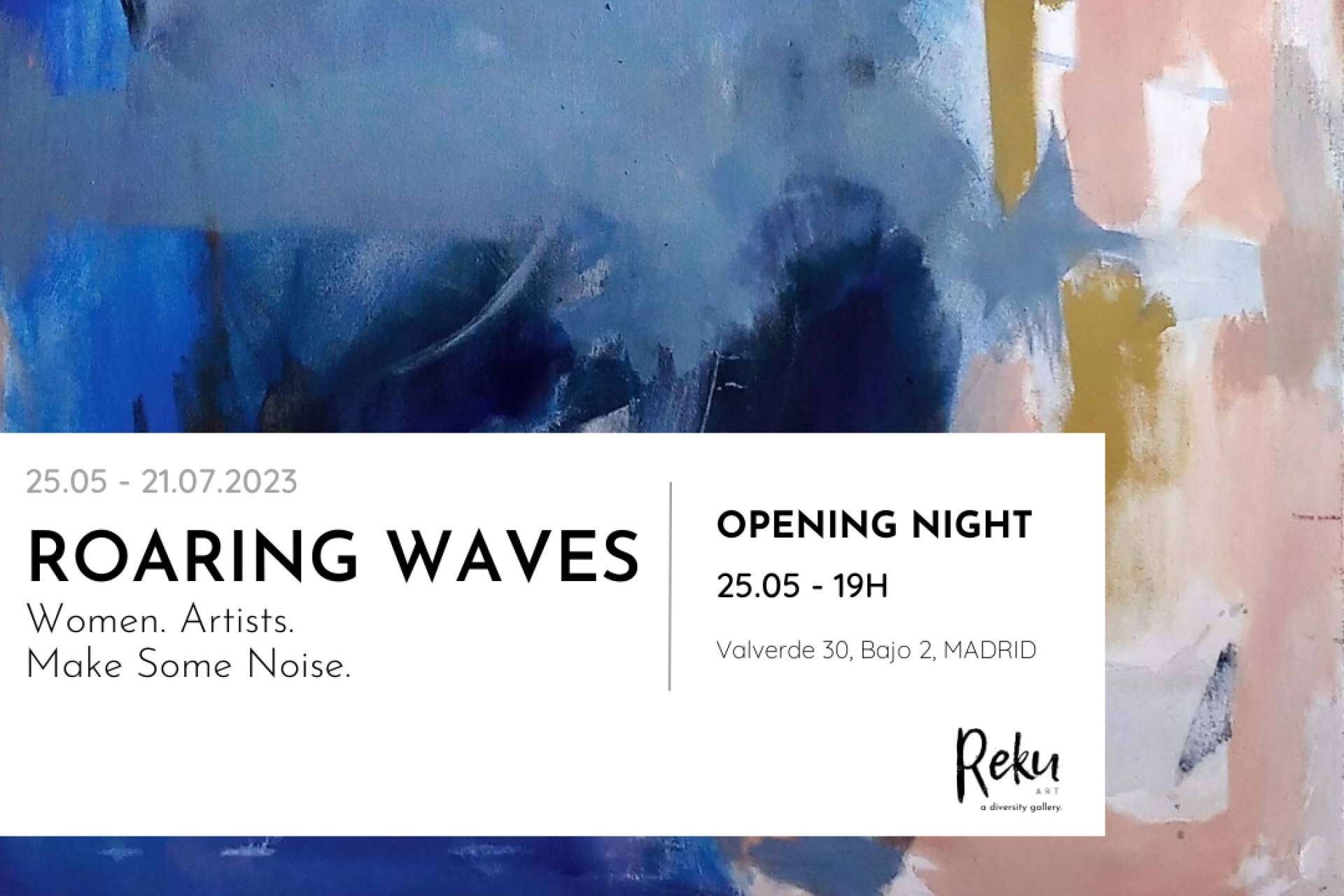 Roaring Waves, women, artists. Make some noise