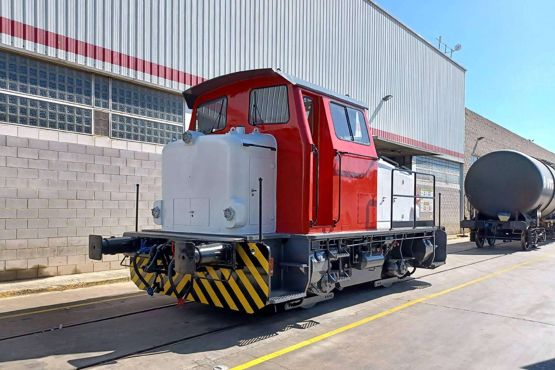 Fundación del Patrimonio Ferroviario, responsable de la restauración de una histórica locomotora de REPSOL