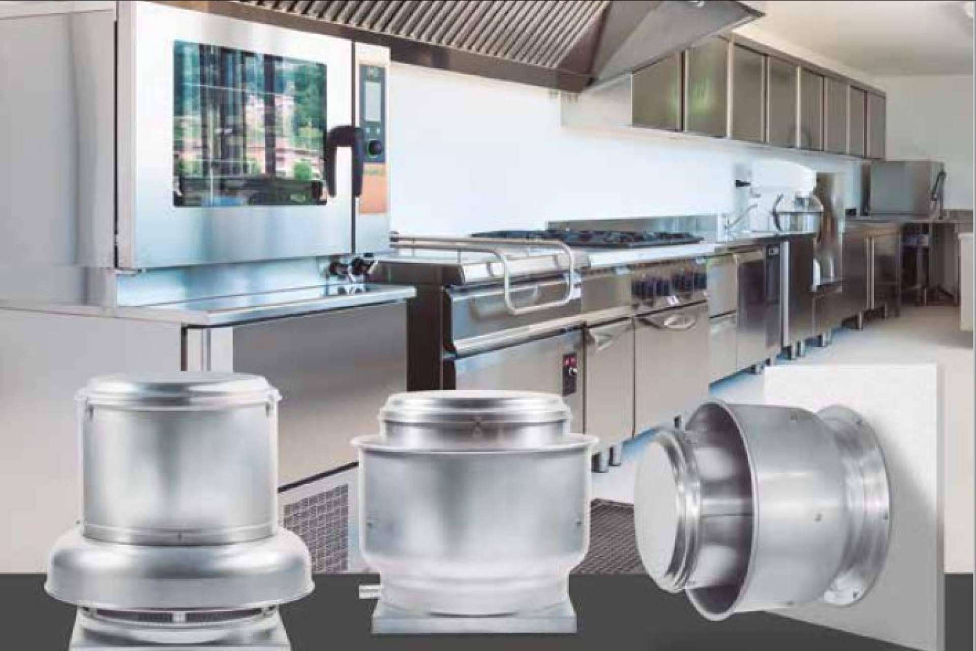 Campanas industriales para ventilación eficiente en gastronomía con Grupo Industrial