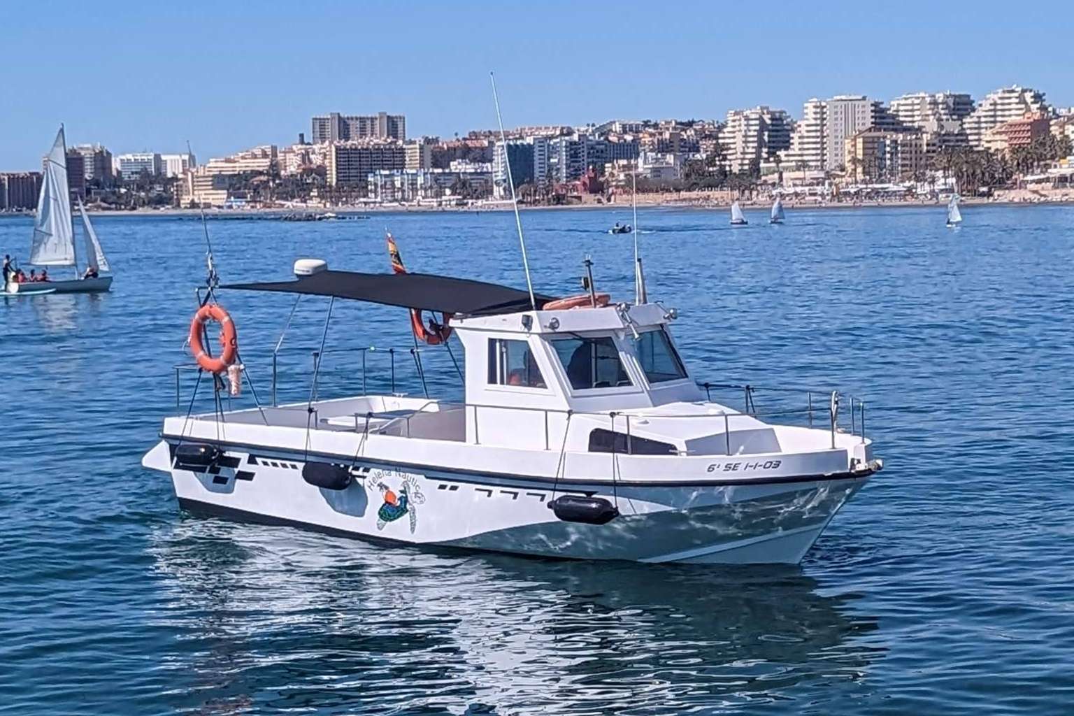 Alquiler barco Benalmádena con HelenaNautic