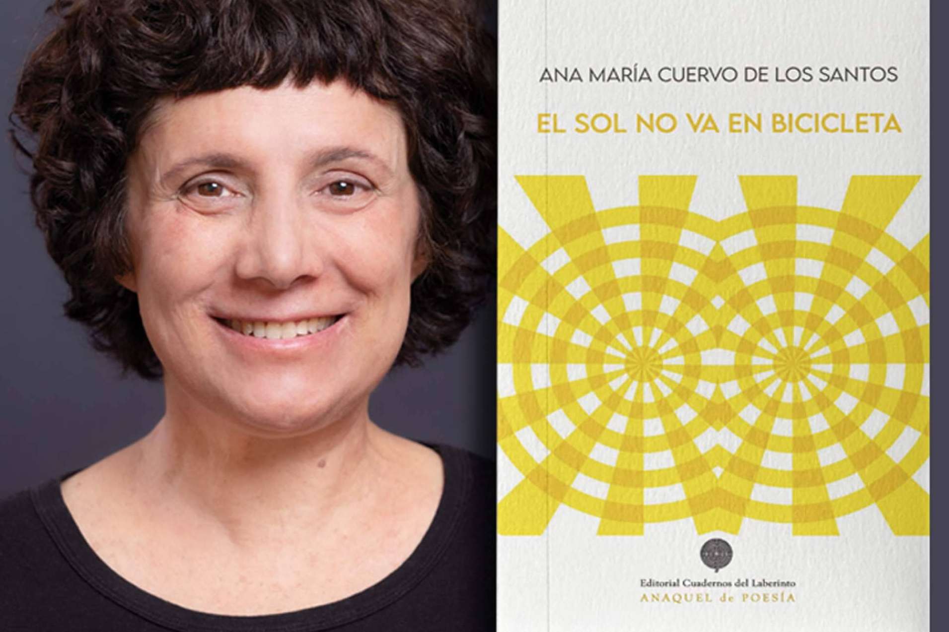 La poeta Ana María Cuervo de los Santos regresa a las librerías con 'El sol no va en bicicleta', alquimia sensorial