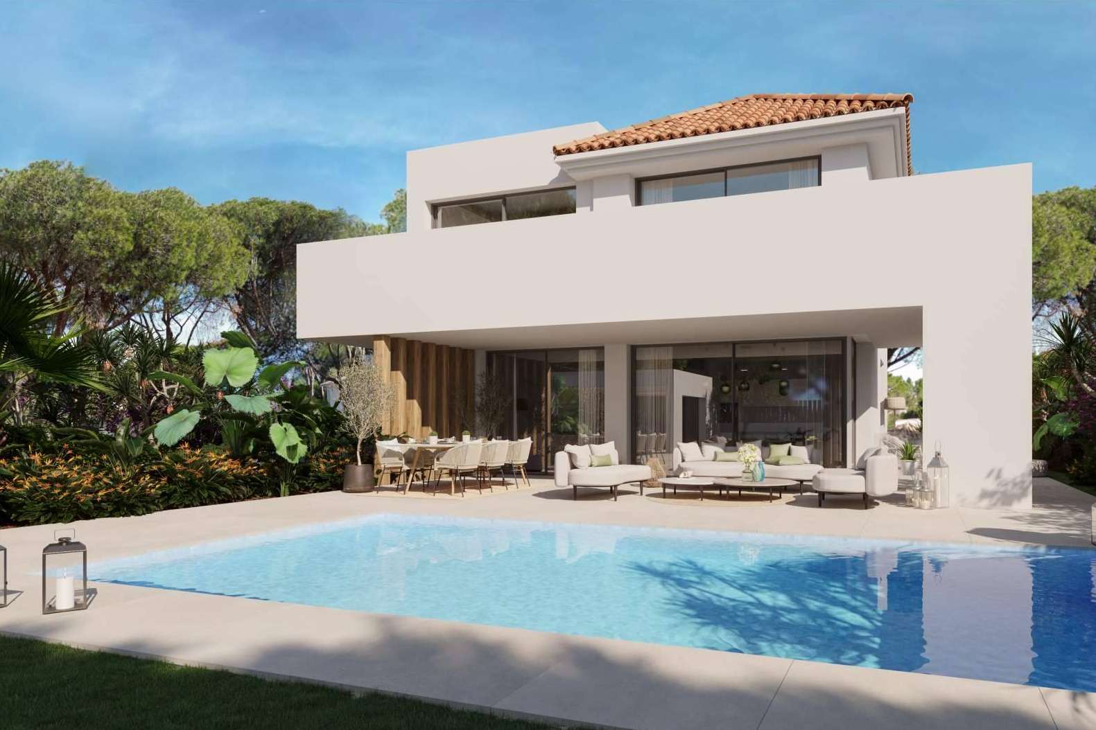 Tranquilidad y lujo, cerca de todo, es lo que ofrecen las nuevas villas en Calahonda de Nomad Realty