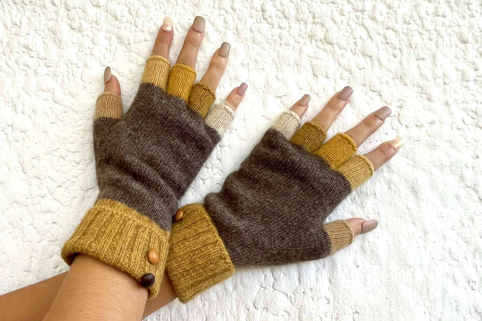 Loos guantes sin dedos de Santacana, los mitones