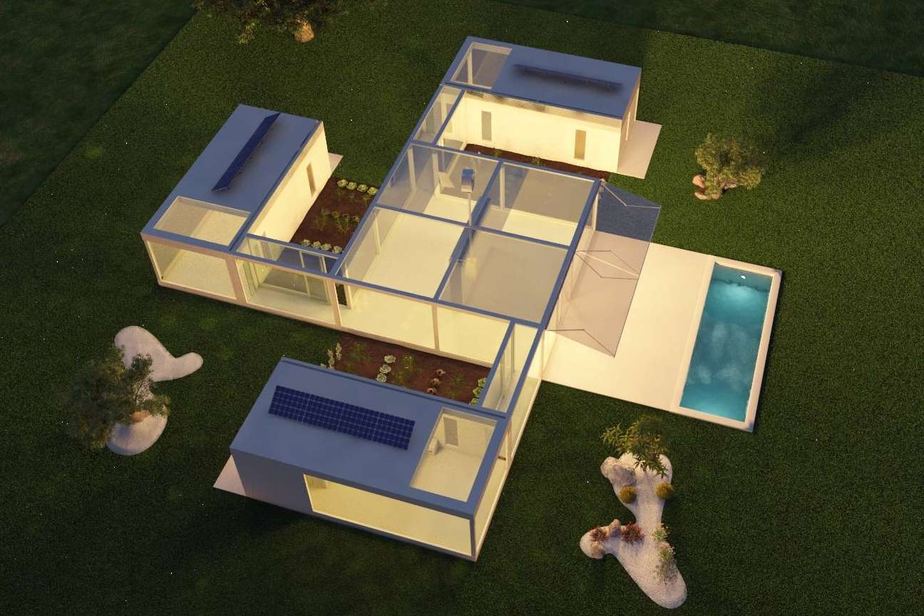 La vivienda autosuficiente de Pando Arquitectos