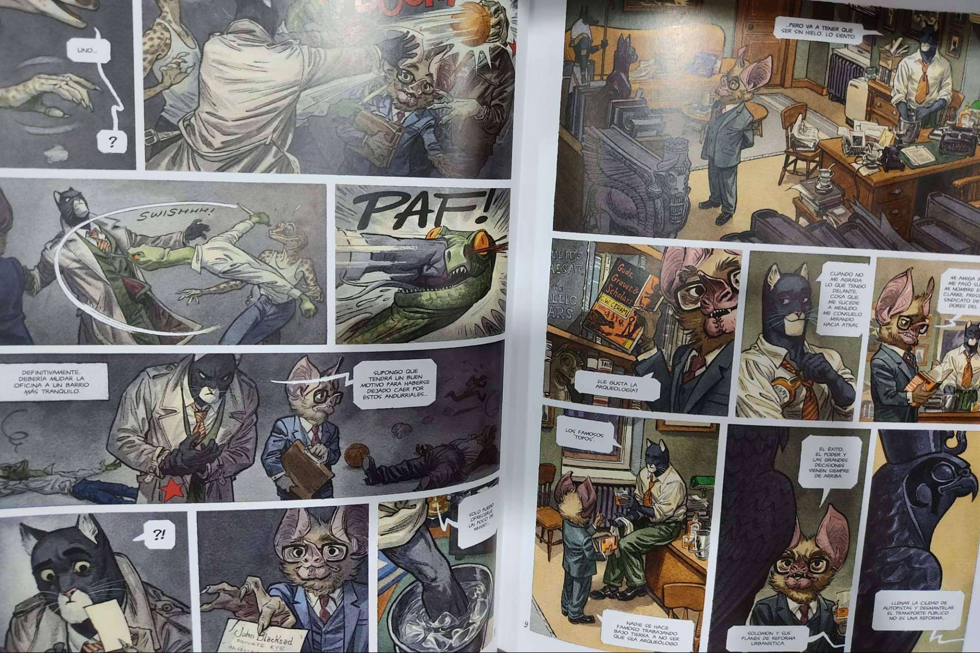 Generación X ofrece todo sobre 'Blacksad 7; Todo cae'