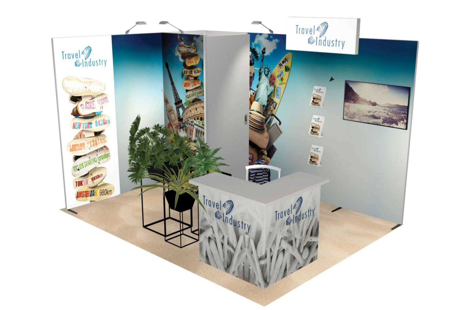 Displays portátiles con los especialistas de Olika
