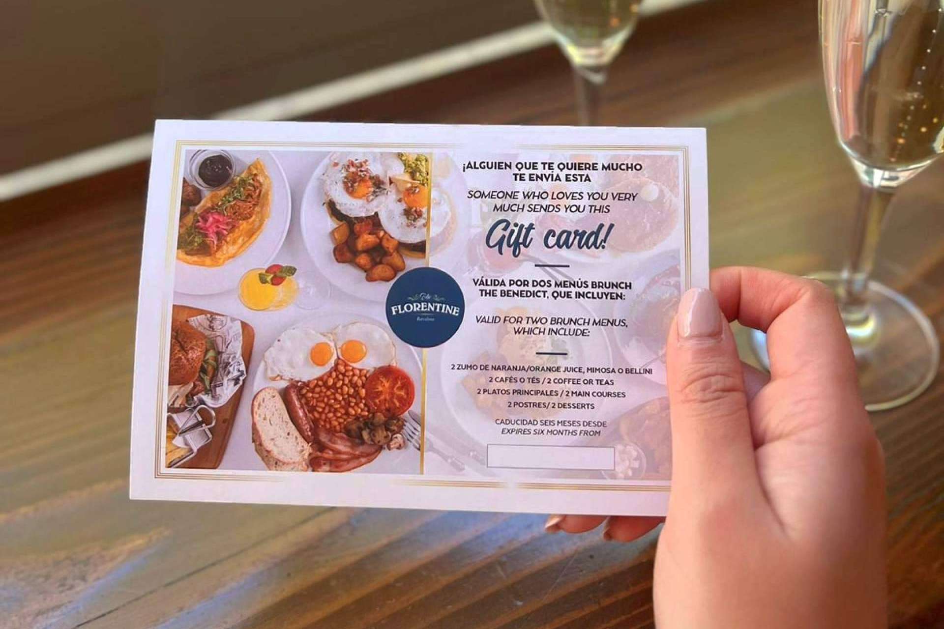 Ahora es posible regalar un brunch en Barcelona en The Florentine - Brunch Poblenou
