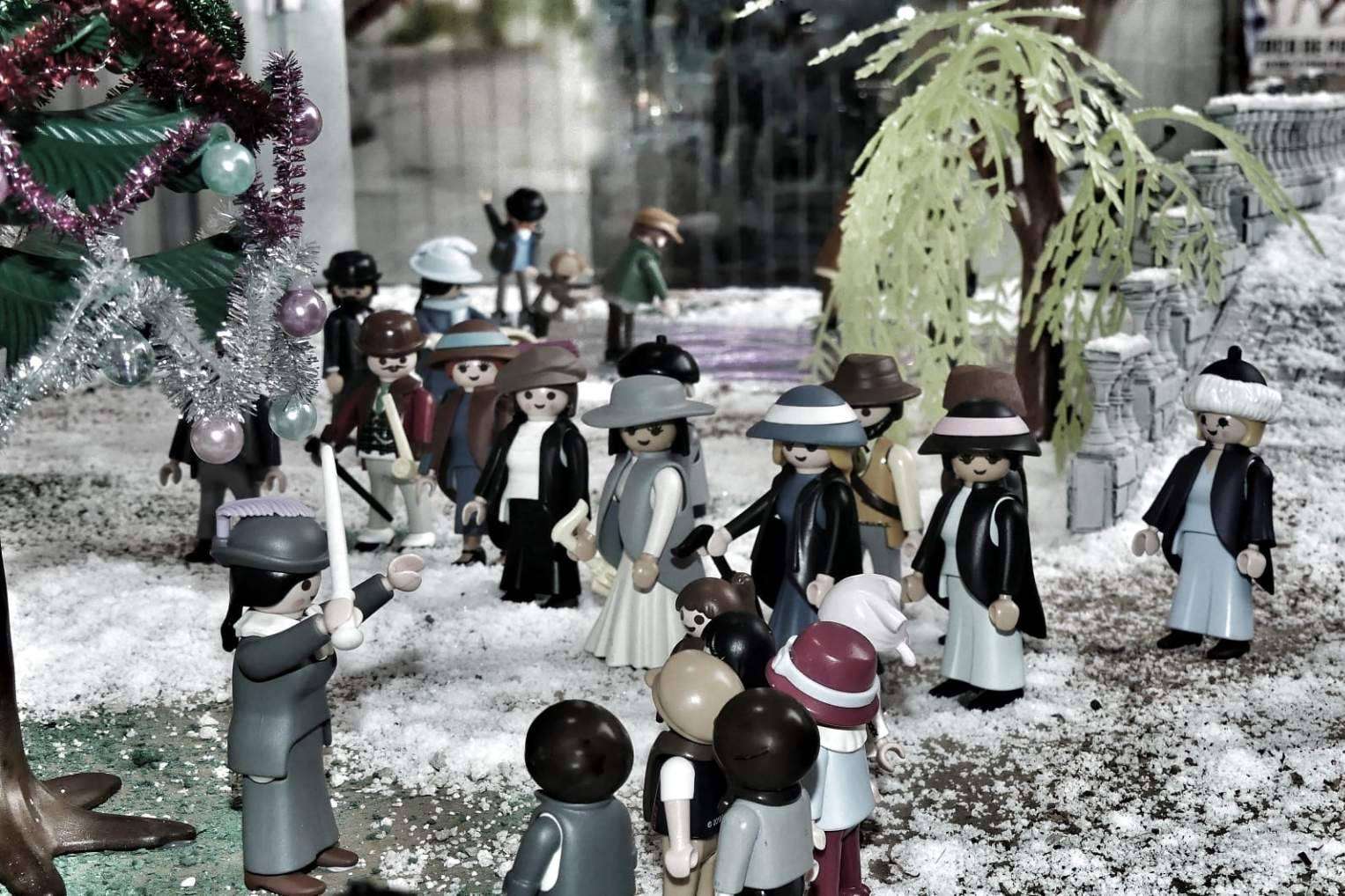 El Mercado de juguete de Madrid se ha adelantado a la Navidad con los belenes y desfiles Star Wars