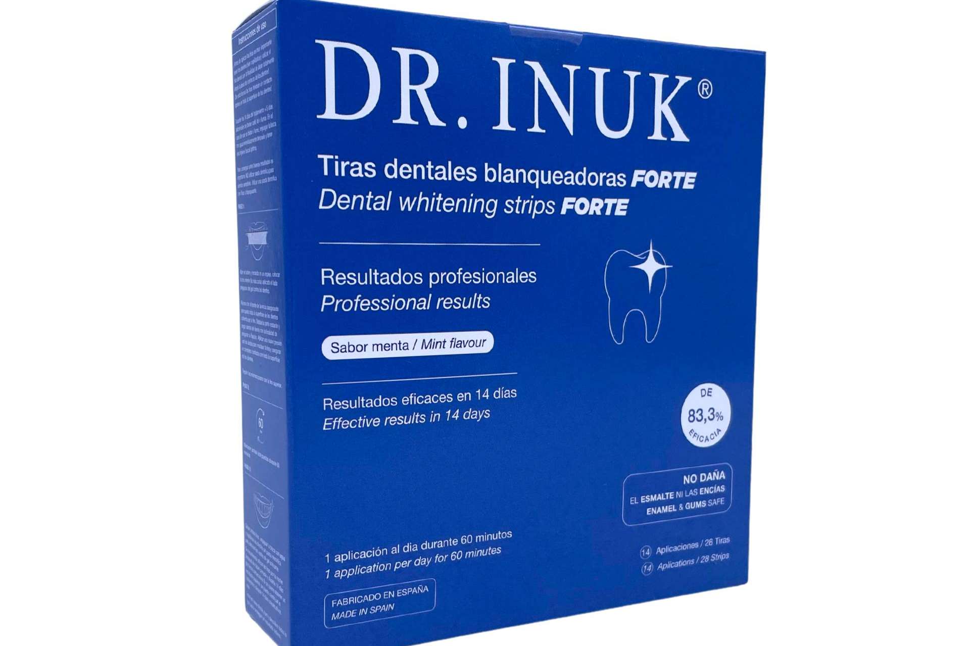 Gracias al blanqueamiento dental con tiras blanqueadoras de Dr. INUK, conseguir una sonrisa radiante es ahora más fácil
