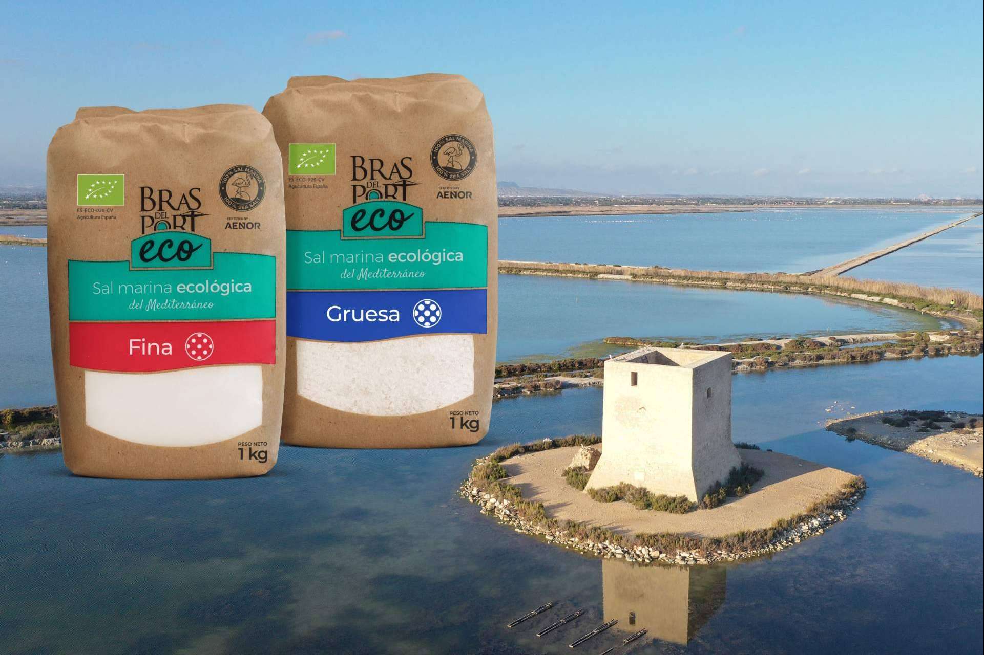 La sal marina ecológica de Bras del Port con un sabor sostenible