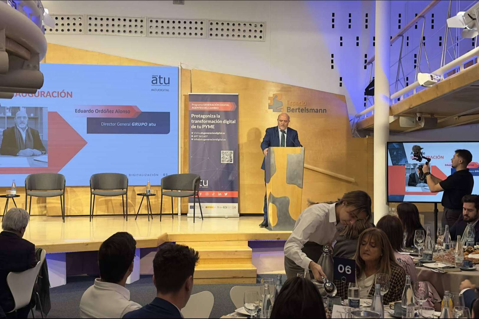 GRUPO atu logra un éxito total en la Jornada pymes vs. digitalización en Madrid