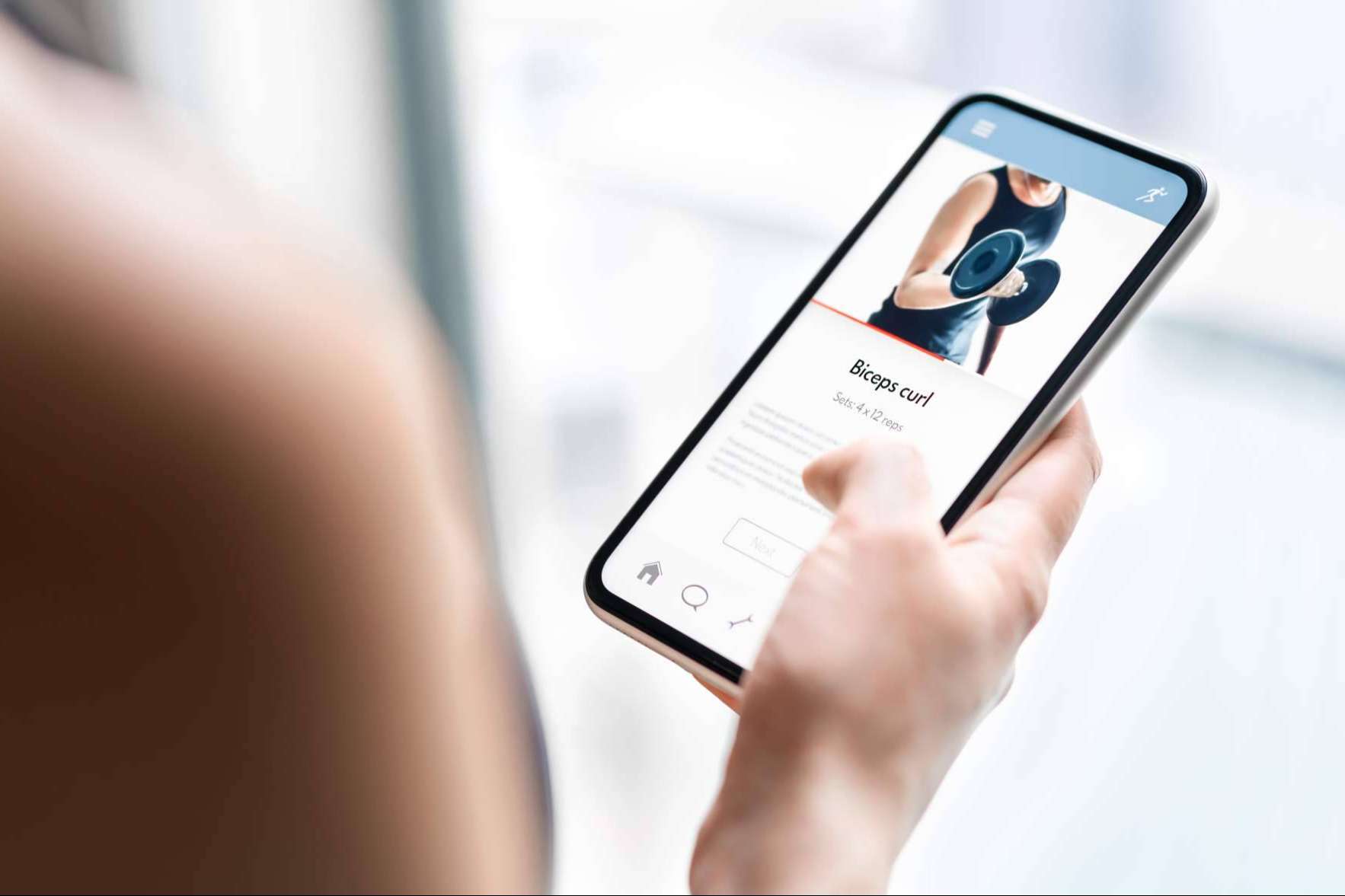 El servicio de entrenadores personales a través de la app móvil desarrollada por KCram Solutions
