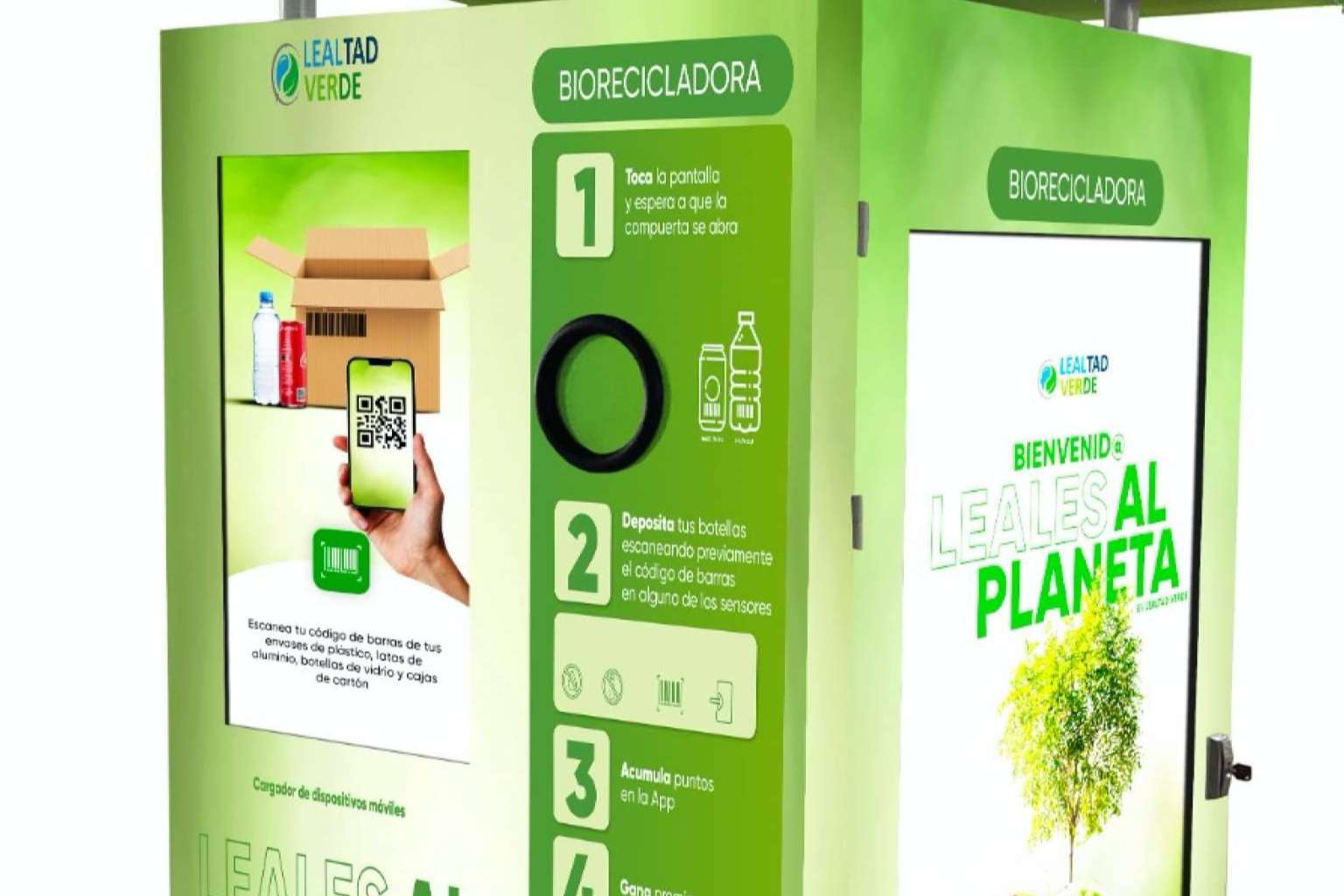 Biorecicladoras, la nueva alternativa de máquinas reverse vending