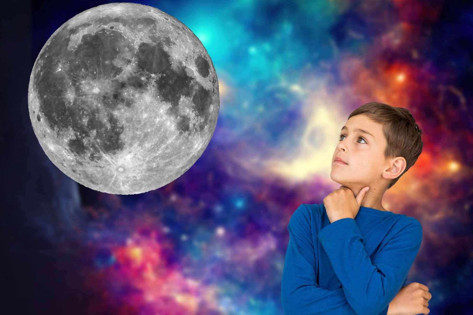 ¿Por qué la luna es redonda?