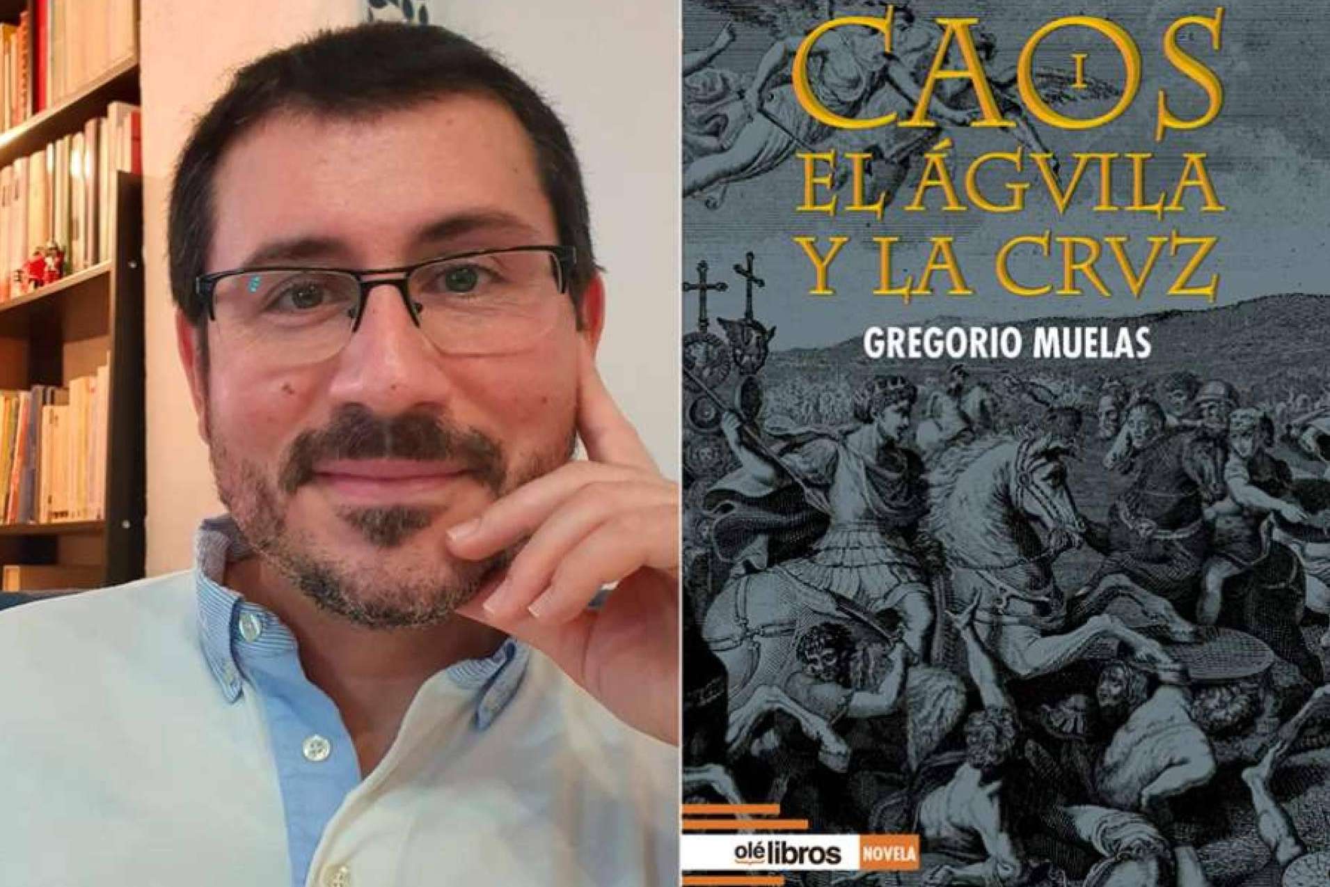 El escritor saguntino Gregorio Muelas sitúa entre las novelas históricas más vendidas 'CAOS. El águila y la cruz'