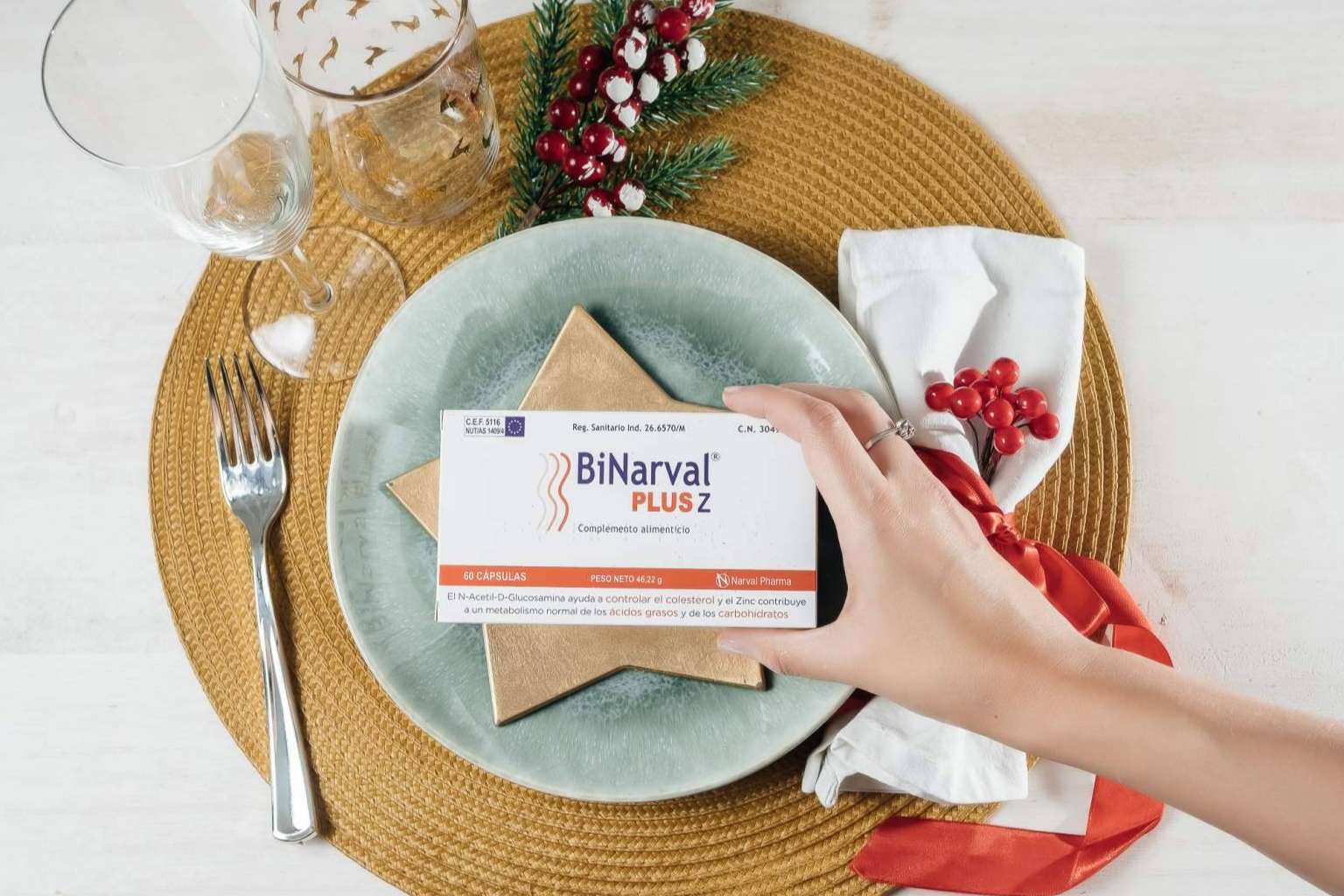 Binarval Plus Z de Narval Pharma permite contrarrestar los excesos de estas fechas