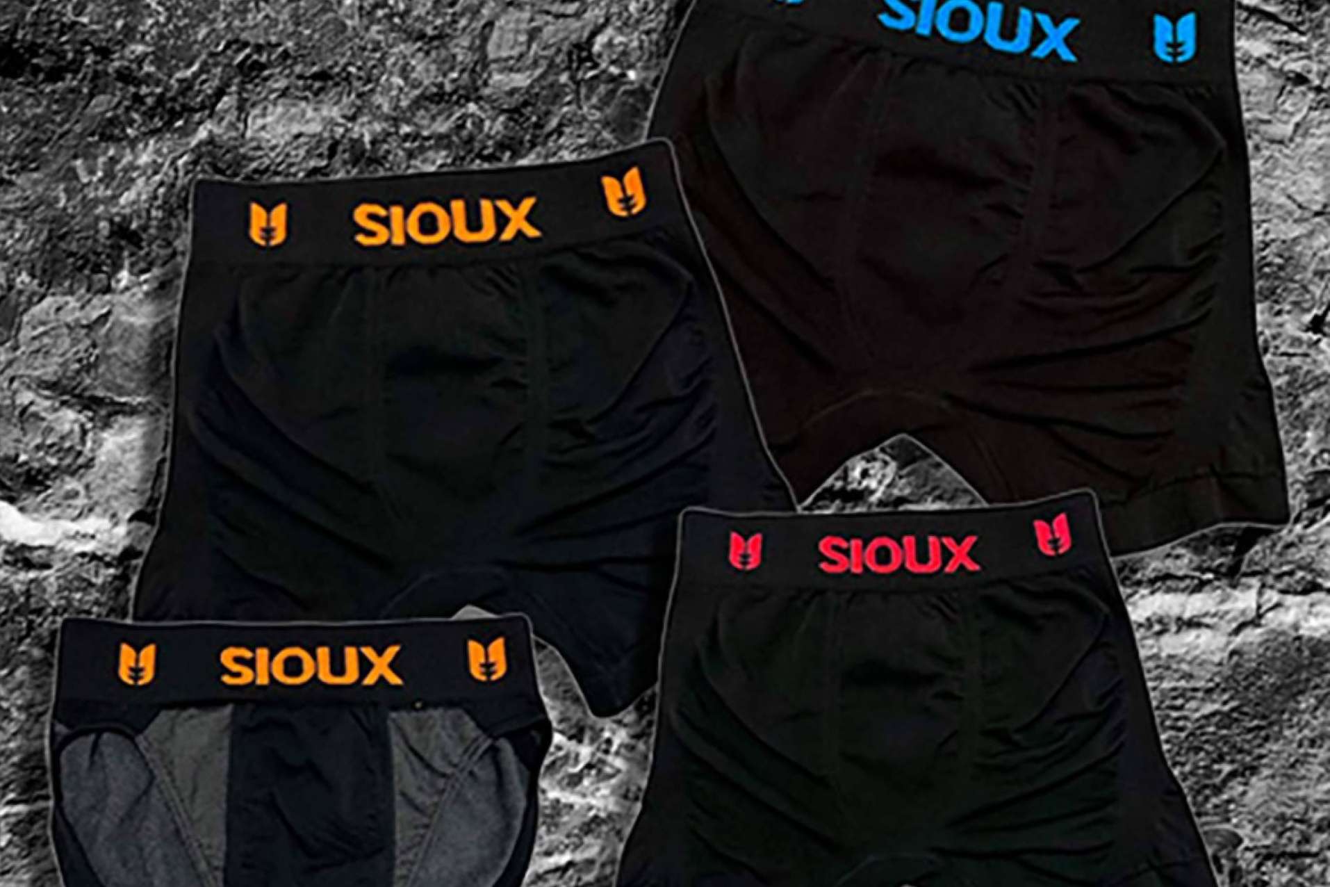 Las medias, bóxers y slips de hockey de la marca Sioux de las que dispone Hoquei360