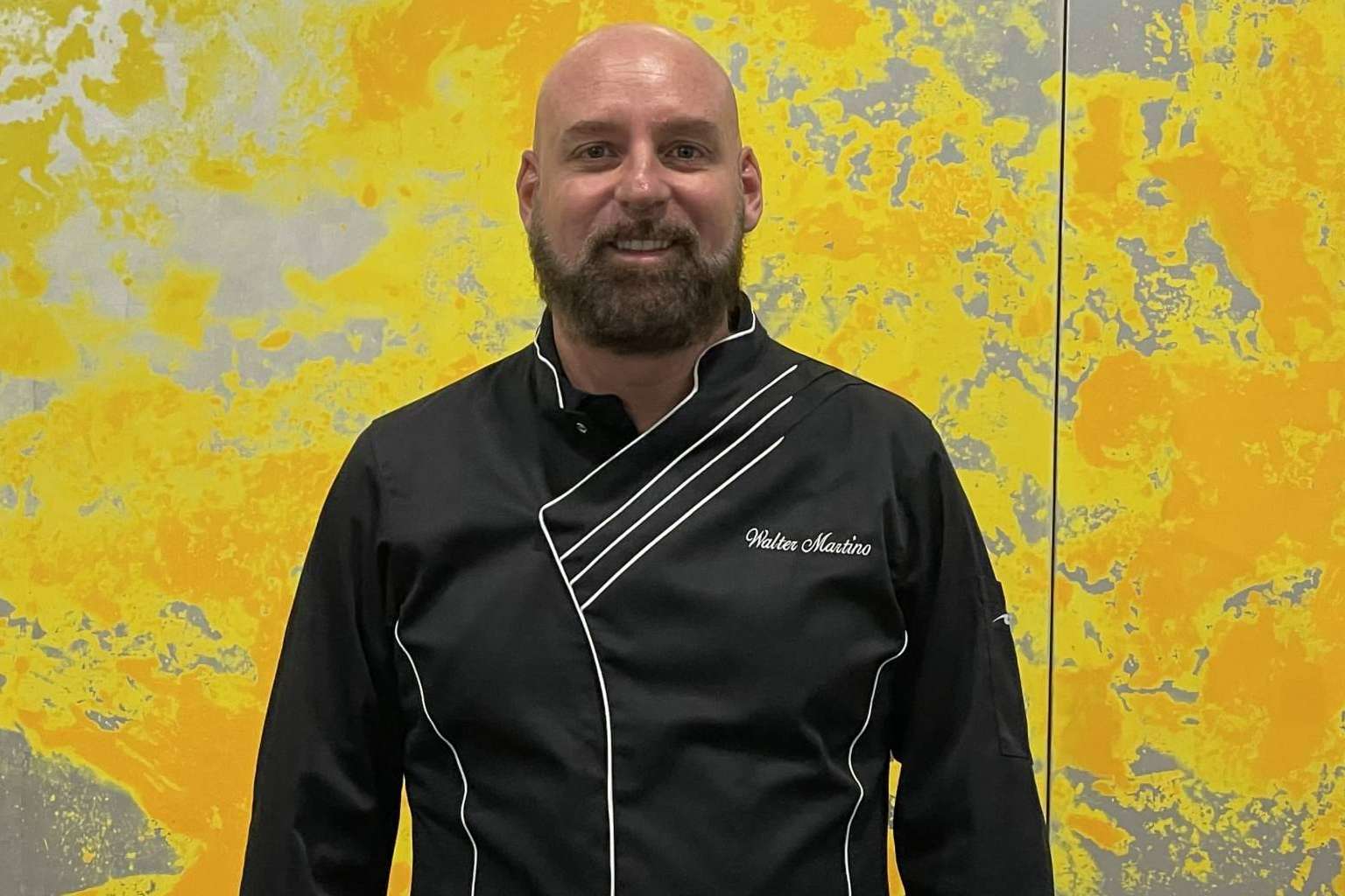 Chef Walter Martino (Million Dollar Chef) en el evento exclusivo Art Basel 2023