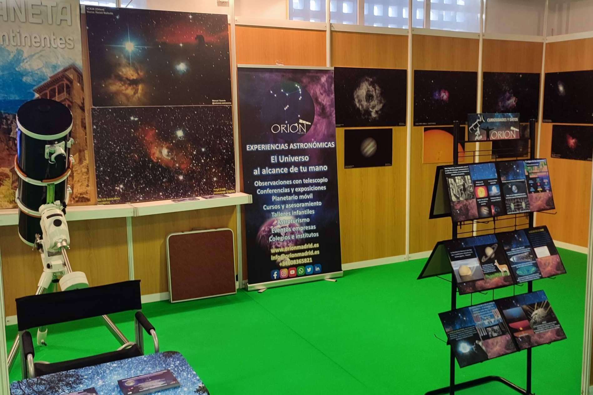 Fomenta la divulgación científica, un objetivo de Orión Madrid Astroturismo