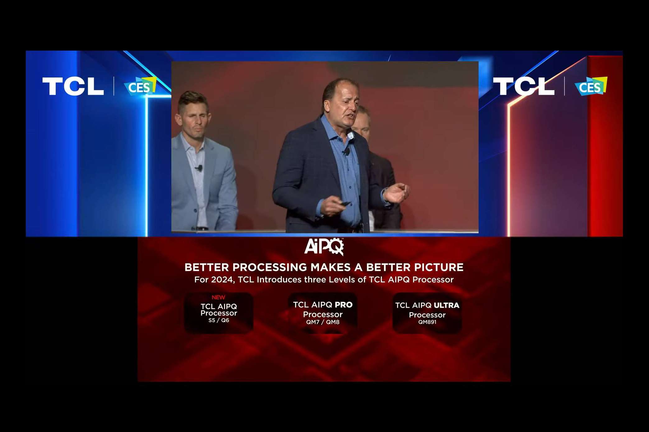 Presentación del nuevo televisor LED QD-Mini de 115 pulgadas de TCL