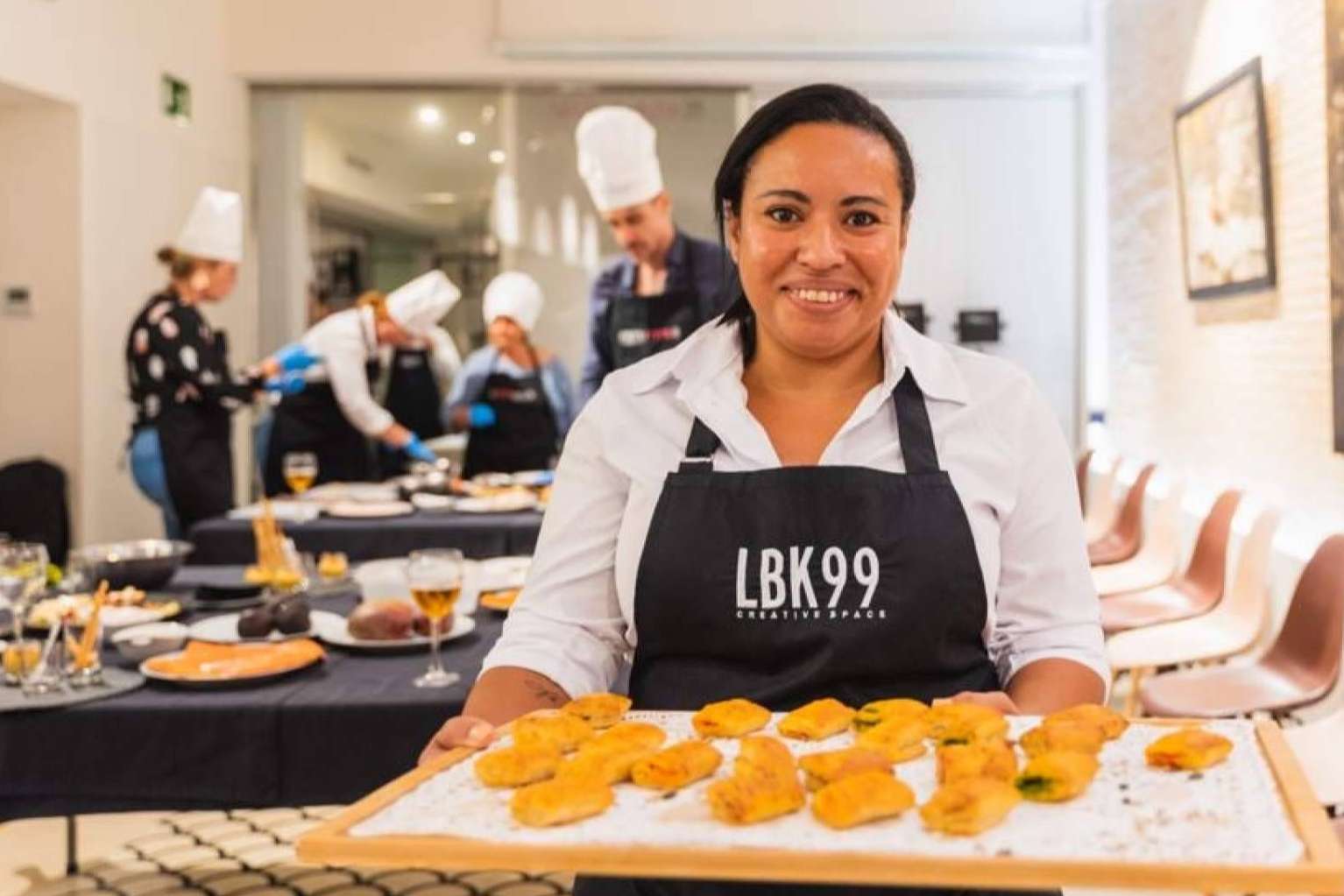 Espacio eventos Madrid. Una sala elegante que mezcla trabajo y ocio con gastronomía